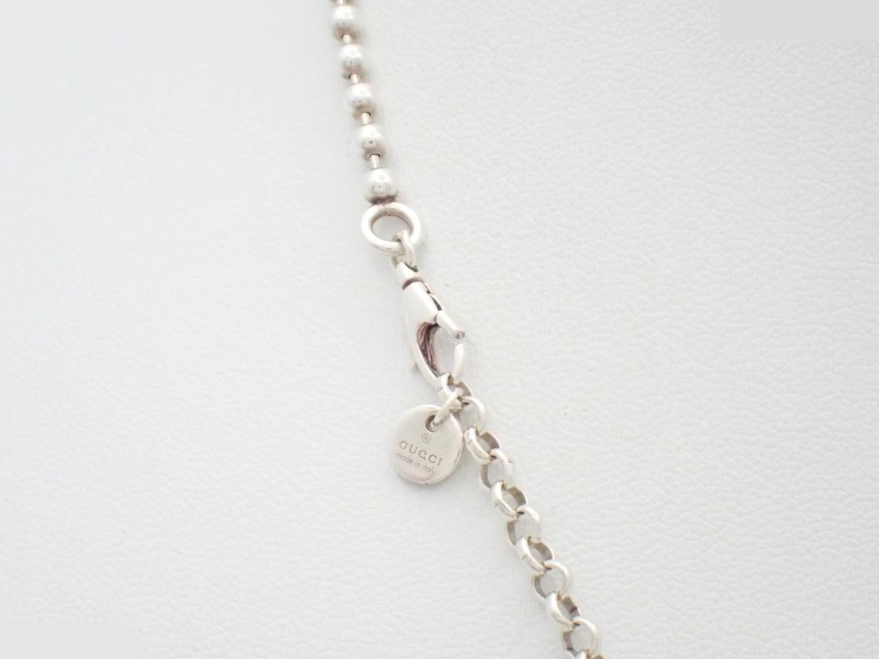 Interlocking G Silver Necklace, Ag925/16cm — view 2
