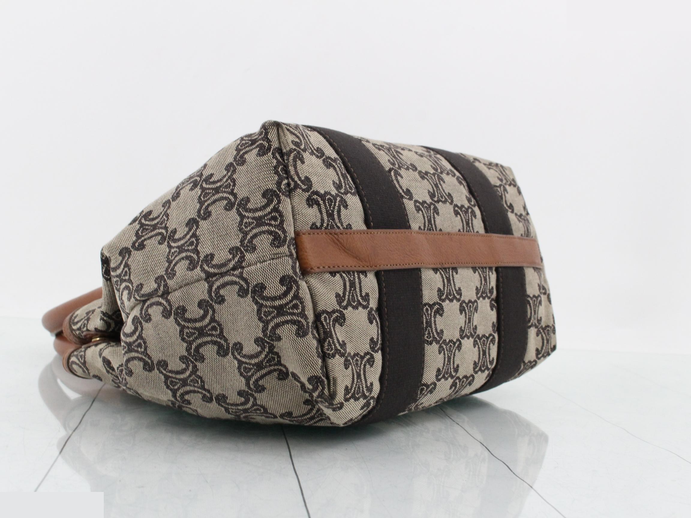 handbags for men and women, Macadam pattern, gray and brown, with logo. — view 5