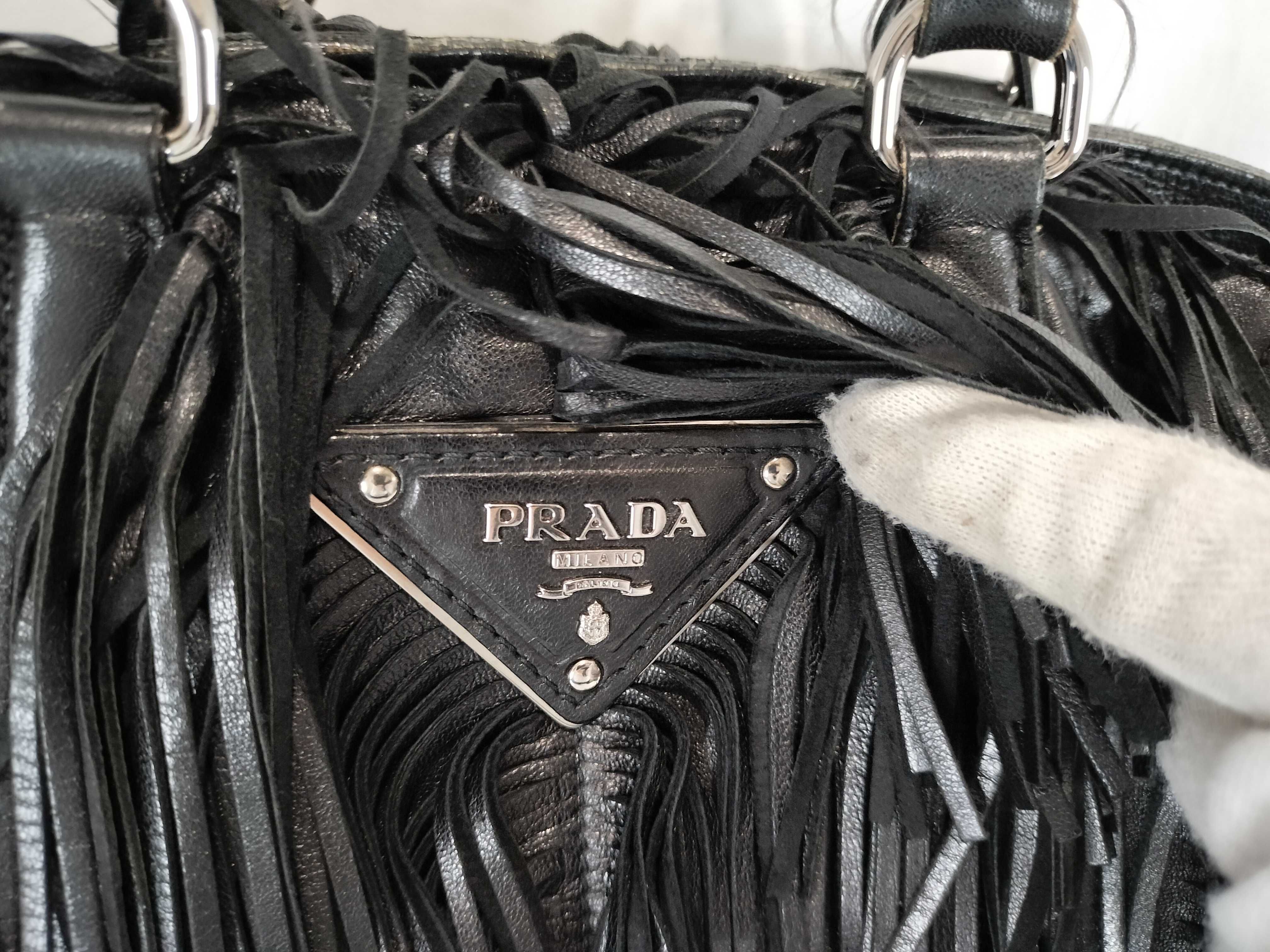 Fringe 2-Way Bag Black Handbag — view 2