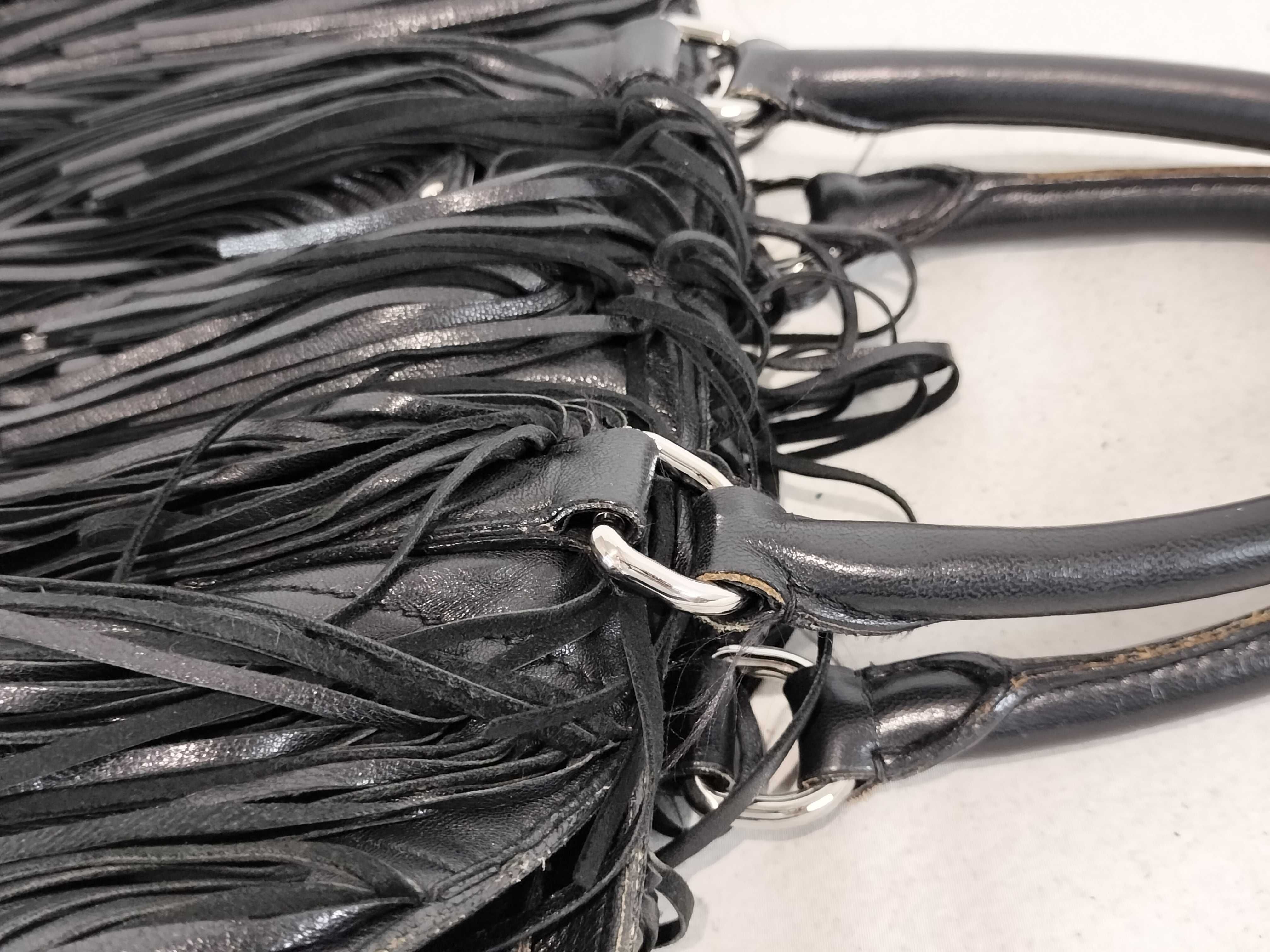 Fringe 2-Way Bag Black Handbag — view 6