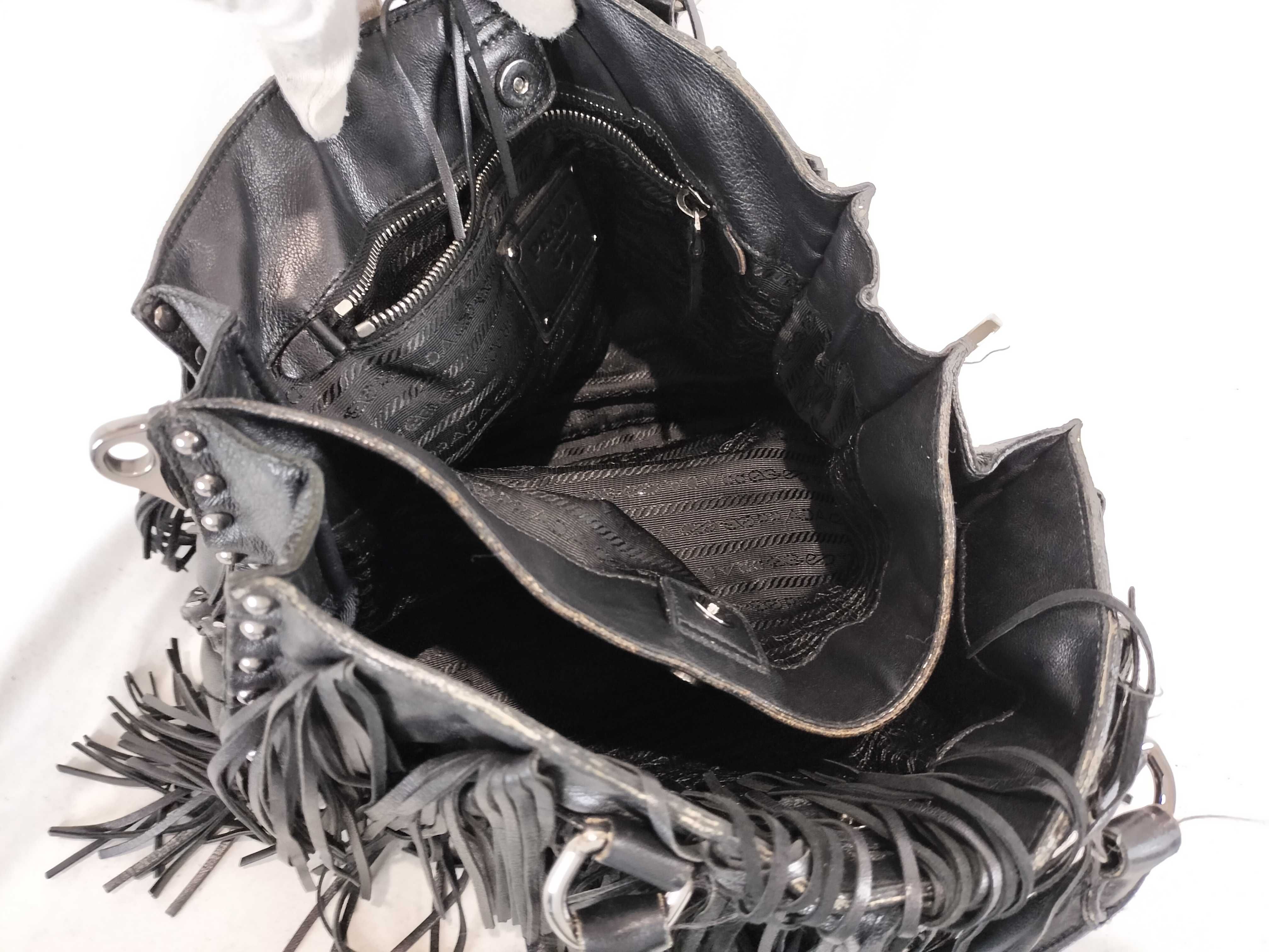 Fringe 2-Way Bag Black Handbag — view 9