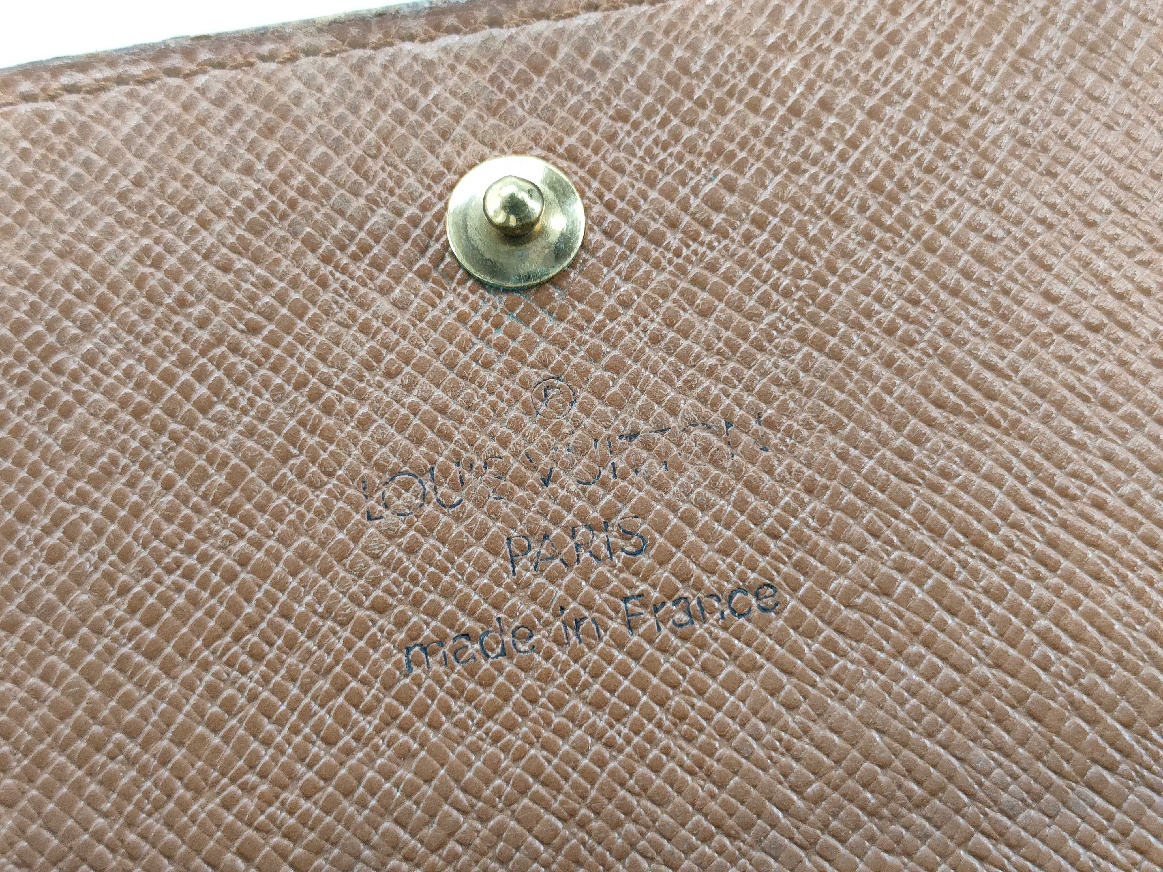 Monogram LV Wallet, Double Snap Closure — view 11