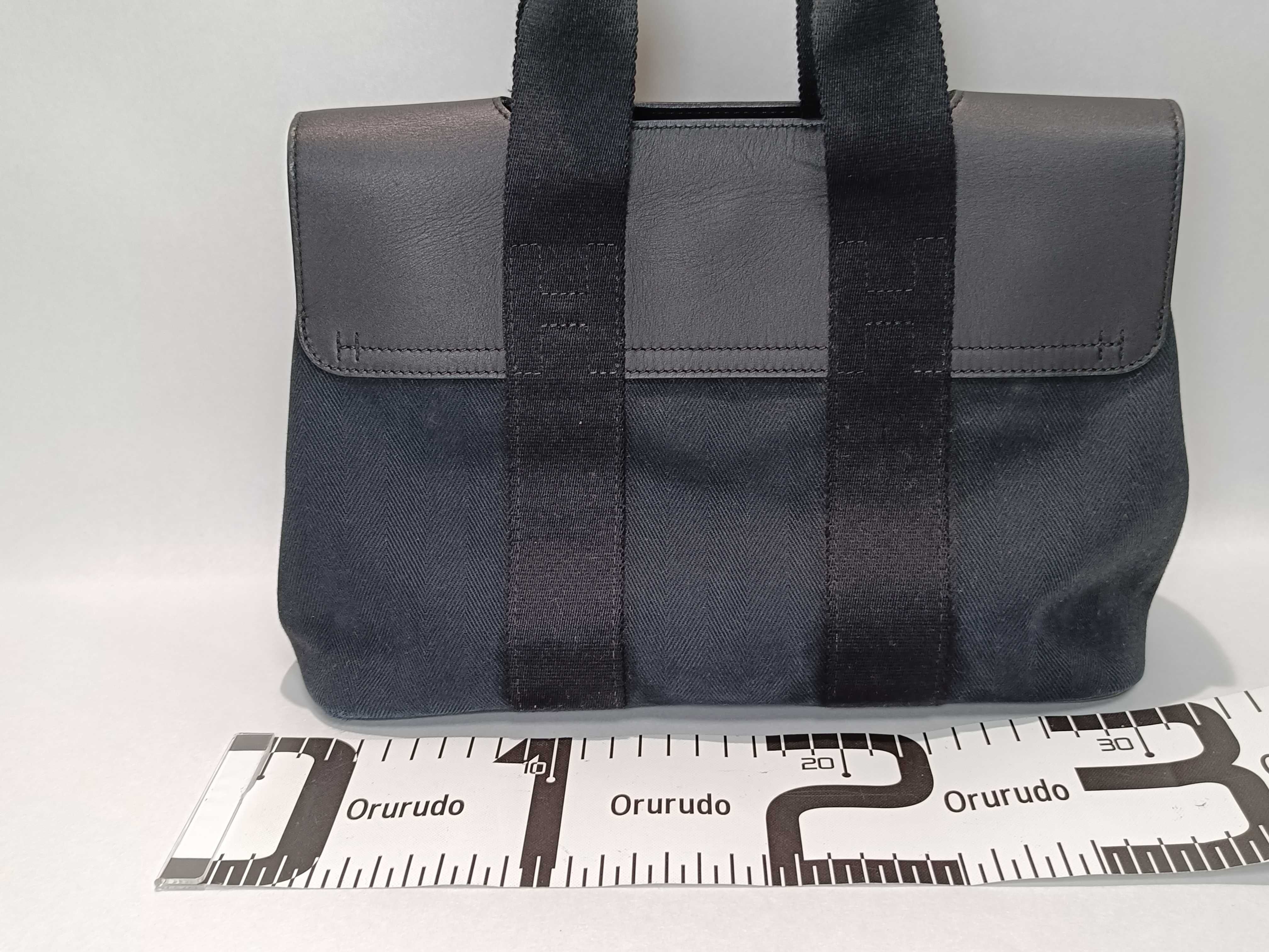 Valparaiso PM Toile H Leather Handbag — view 2