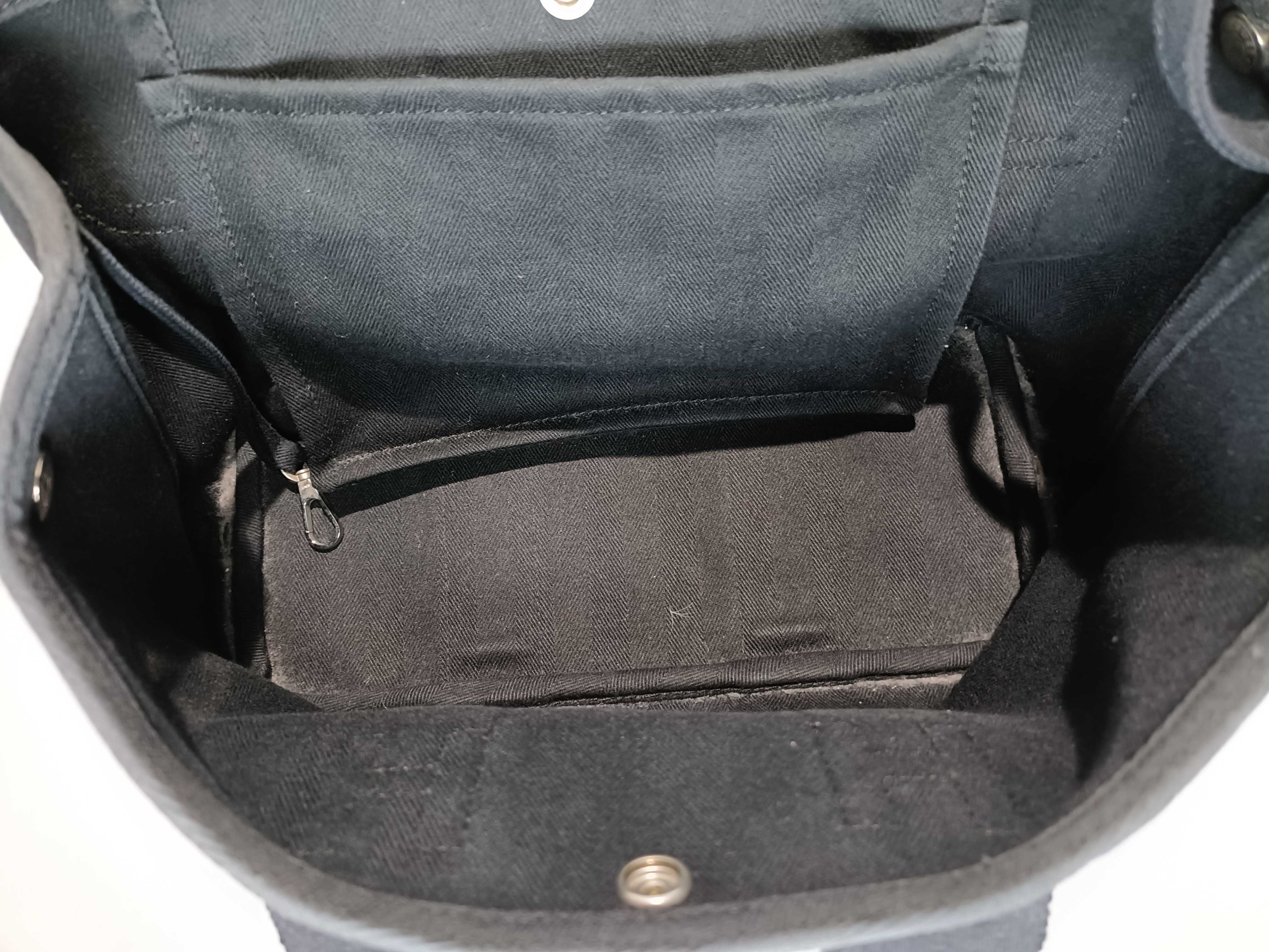 Valparaiso PM Toile H Leather Handbag — view 10