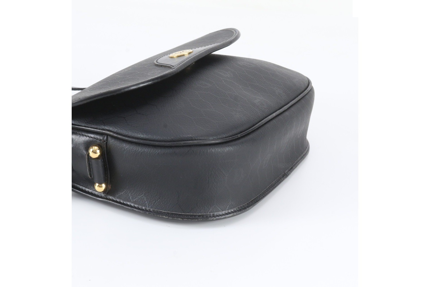 Honeycomb Leather Shoulder Bag — view 4