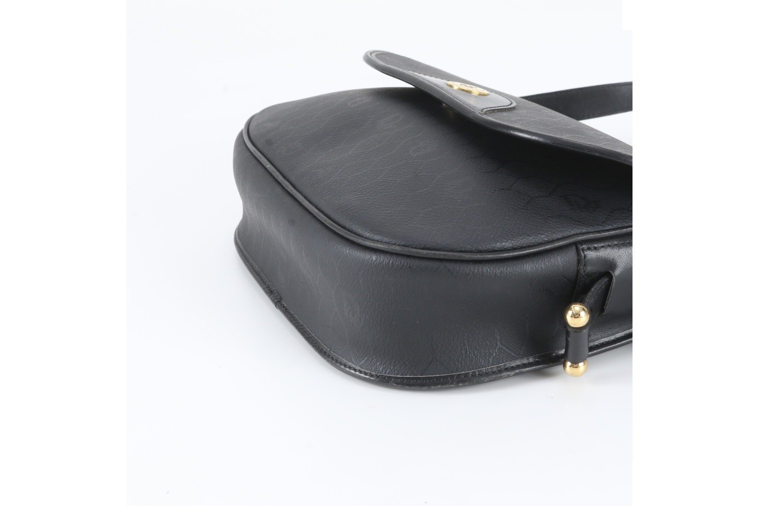 Honeycomb Leather Shoulder Bag — view 5