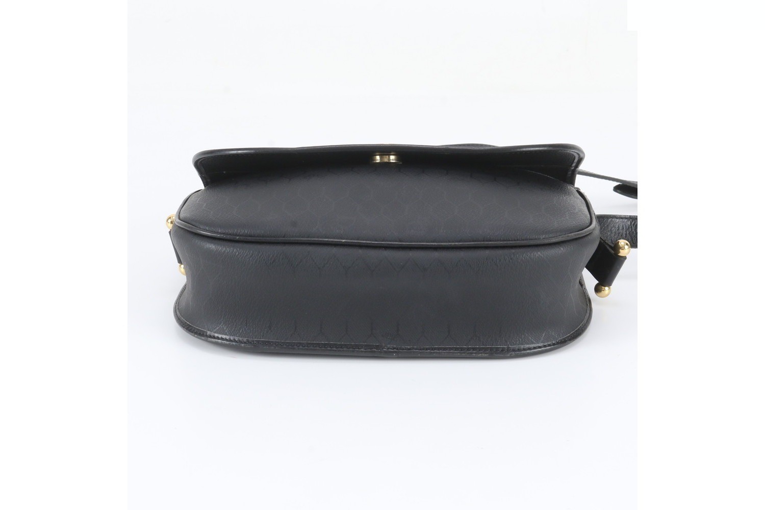 Honeycomb Leather Shoulder Bag — view 6
