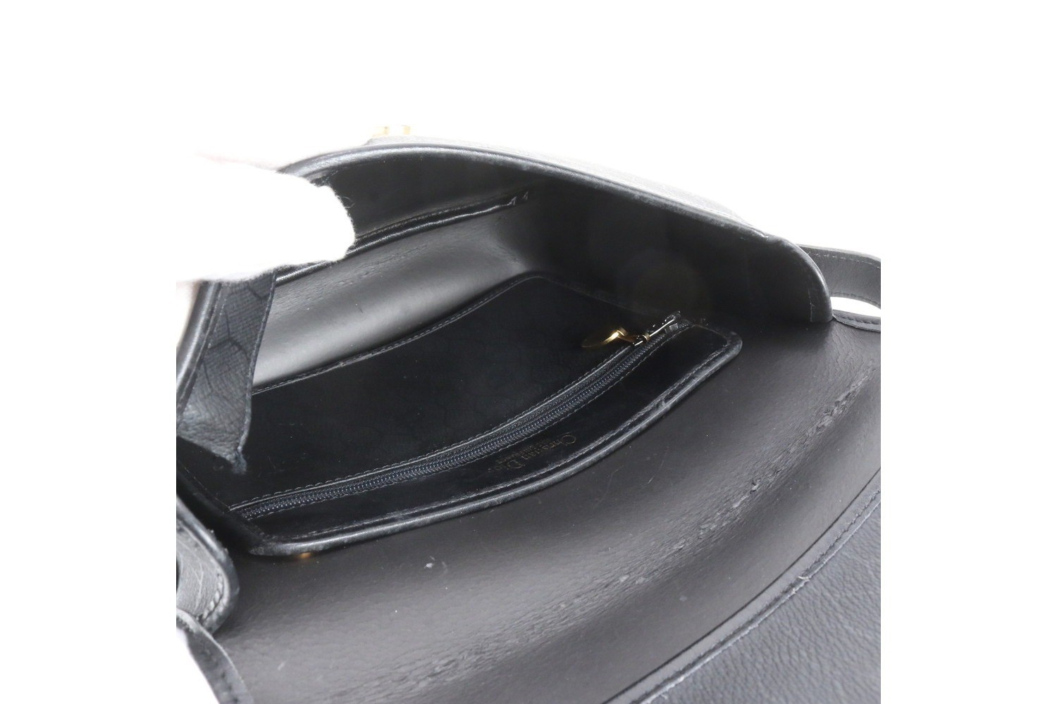 Honeycomb Leather Shoulder Bag — view 7