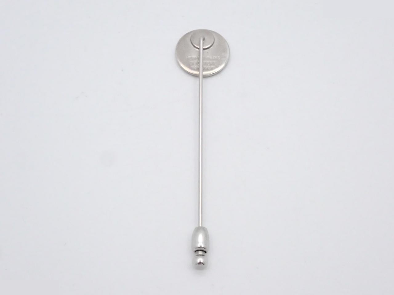 Sellier Pin Brooch, Silver — view 2