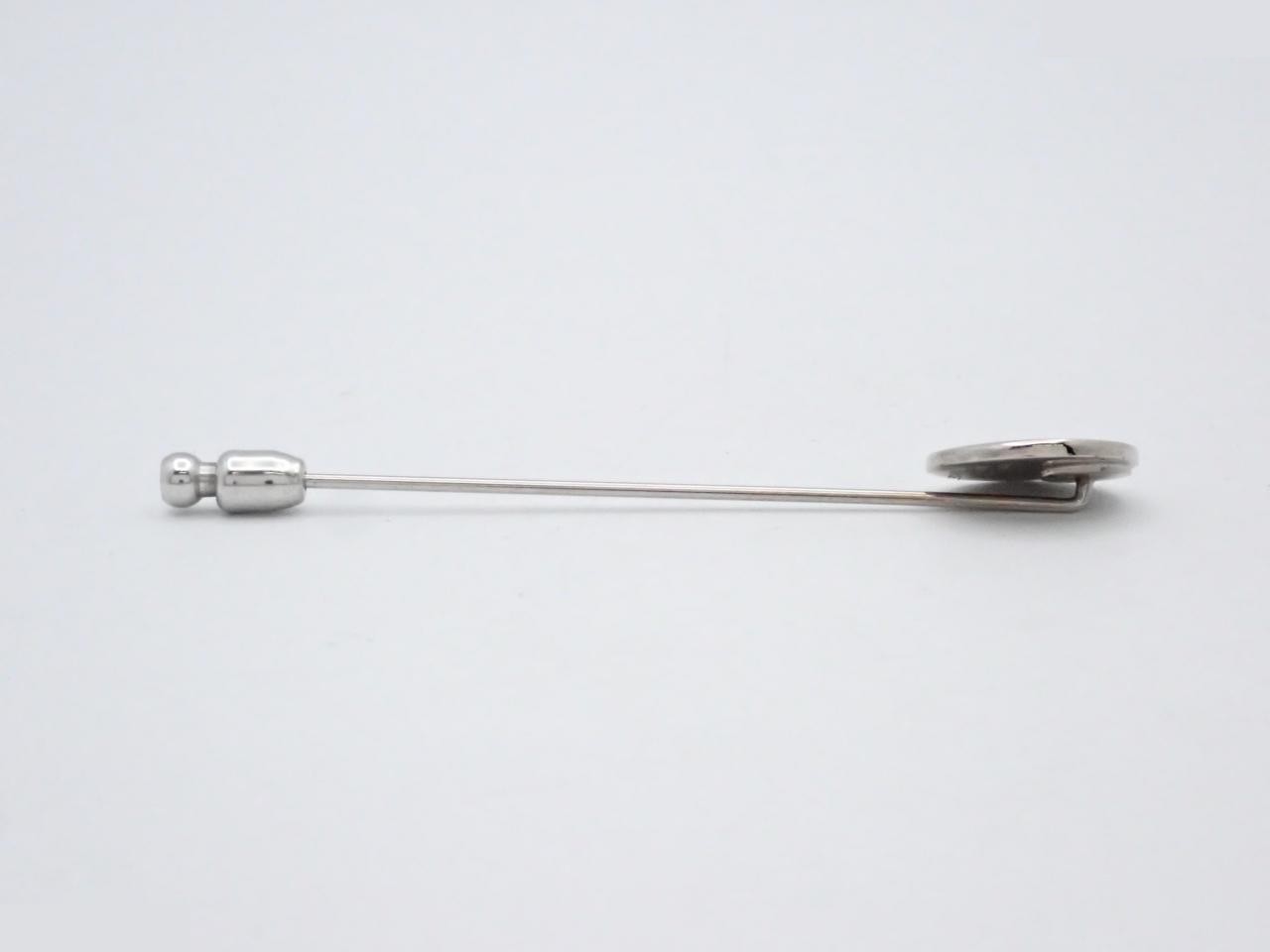 Sellier Pin Brooch, Silver — view 3