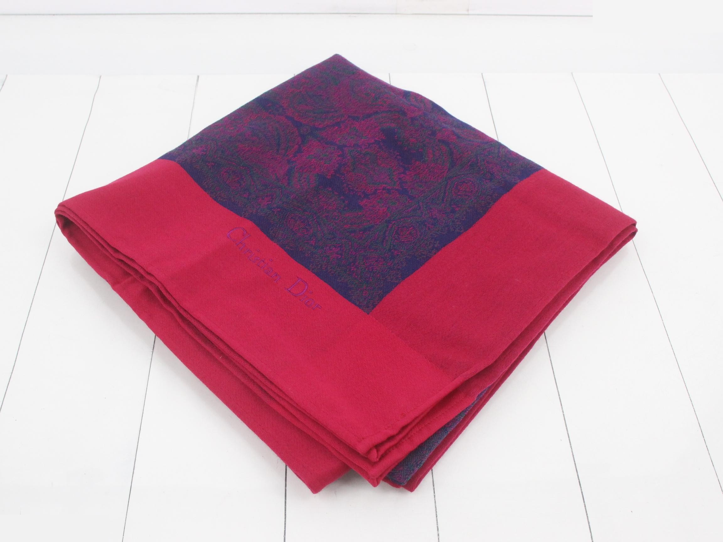 Wool scarf/muffler, extra large