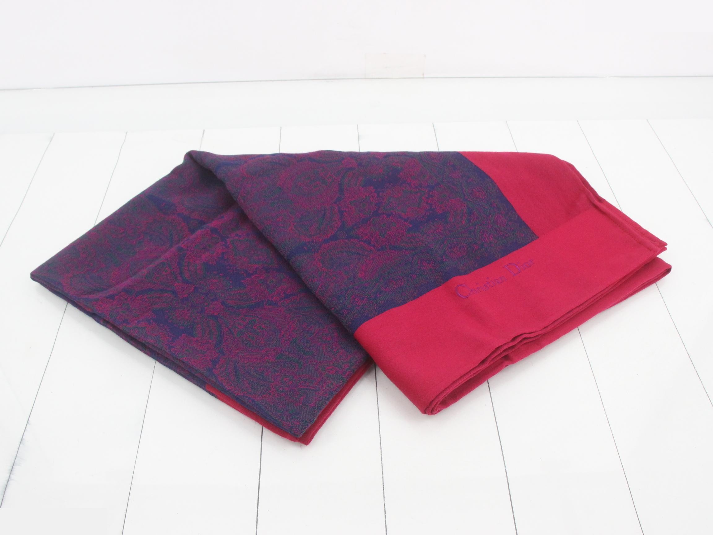 Wool scarf/muffler, extra large — view 2