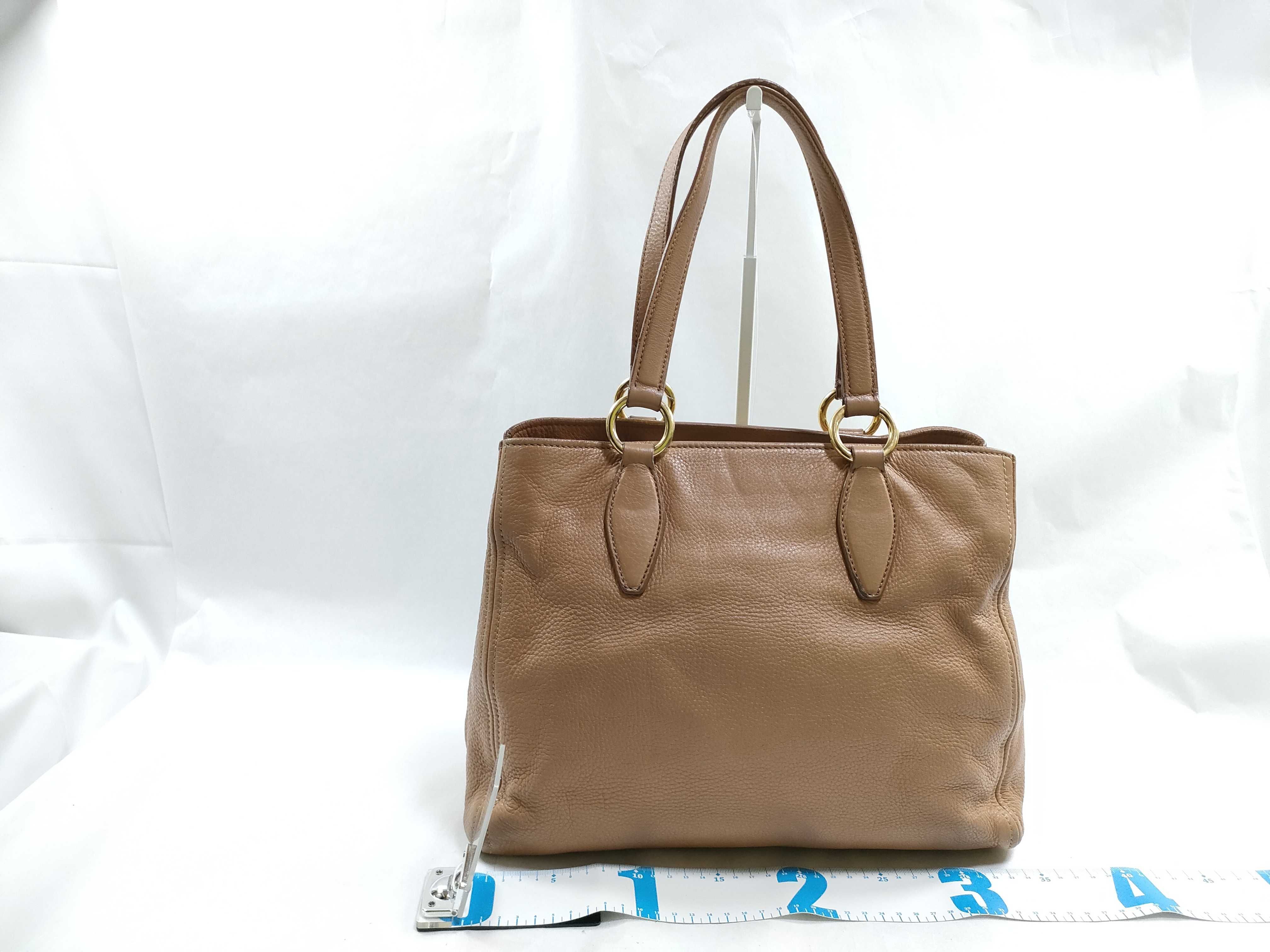 Vitello Daino Calfskin Tote Shoulder Bag — view 2