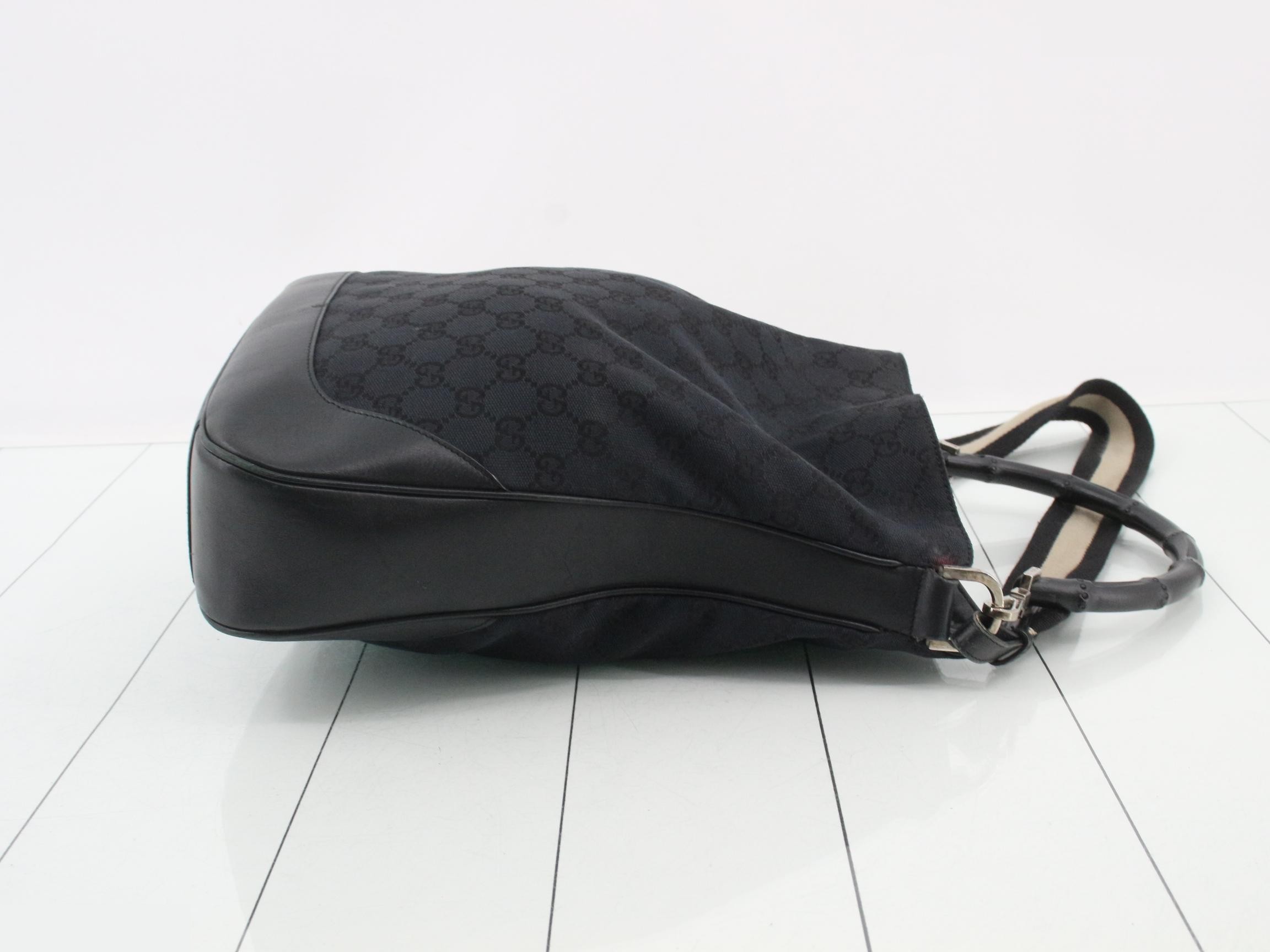 GG Canvas Bamboo 2-Way Shoulder Bag — view 3