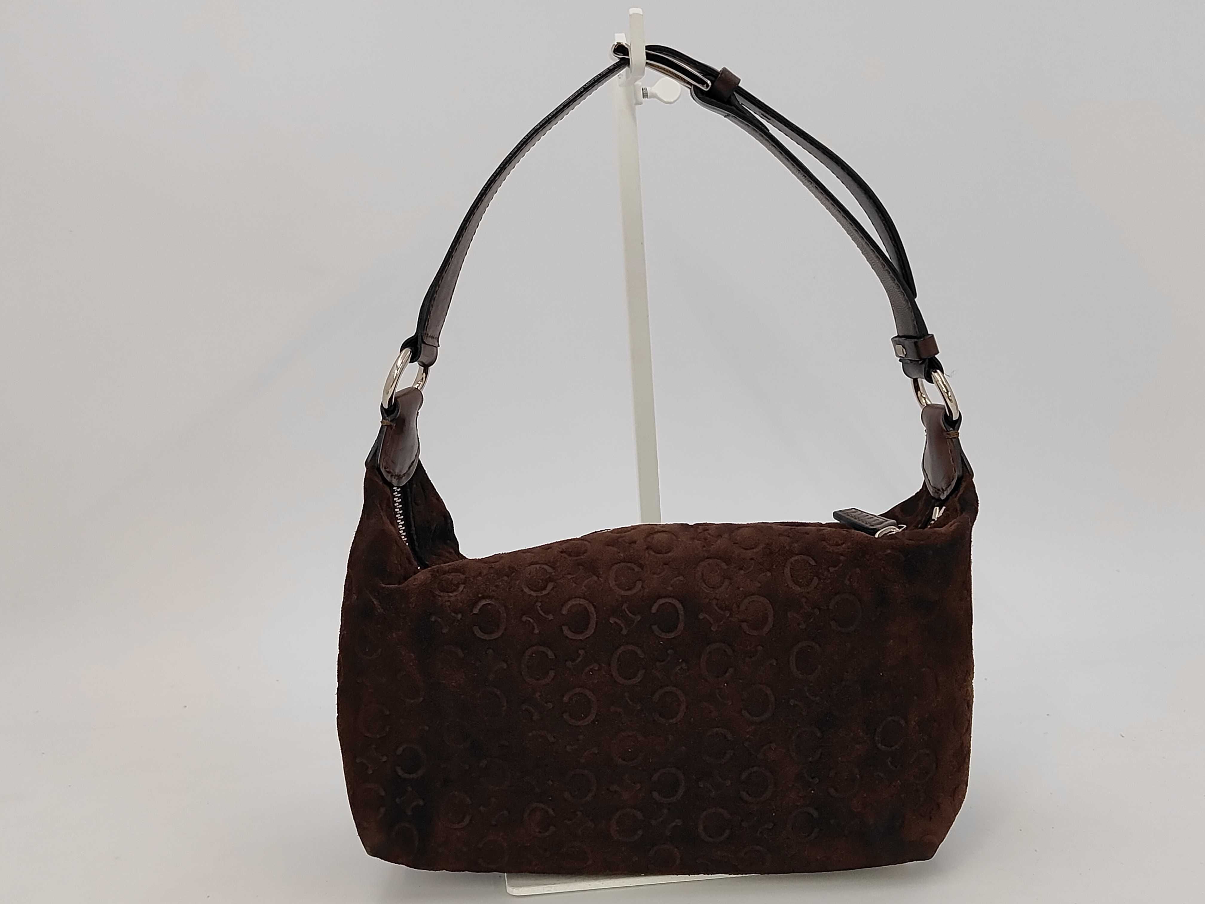 Accessory Pouch One-Shoulder Bag Accessory Pouch Suede Leather C Sulky Macadam Triomphe Shoulder Bag