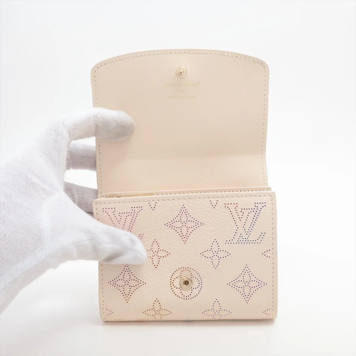 Mahina Portefeuille Iris - Ivory Compact Wallet (RFID detected) — view 3