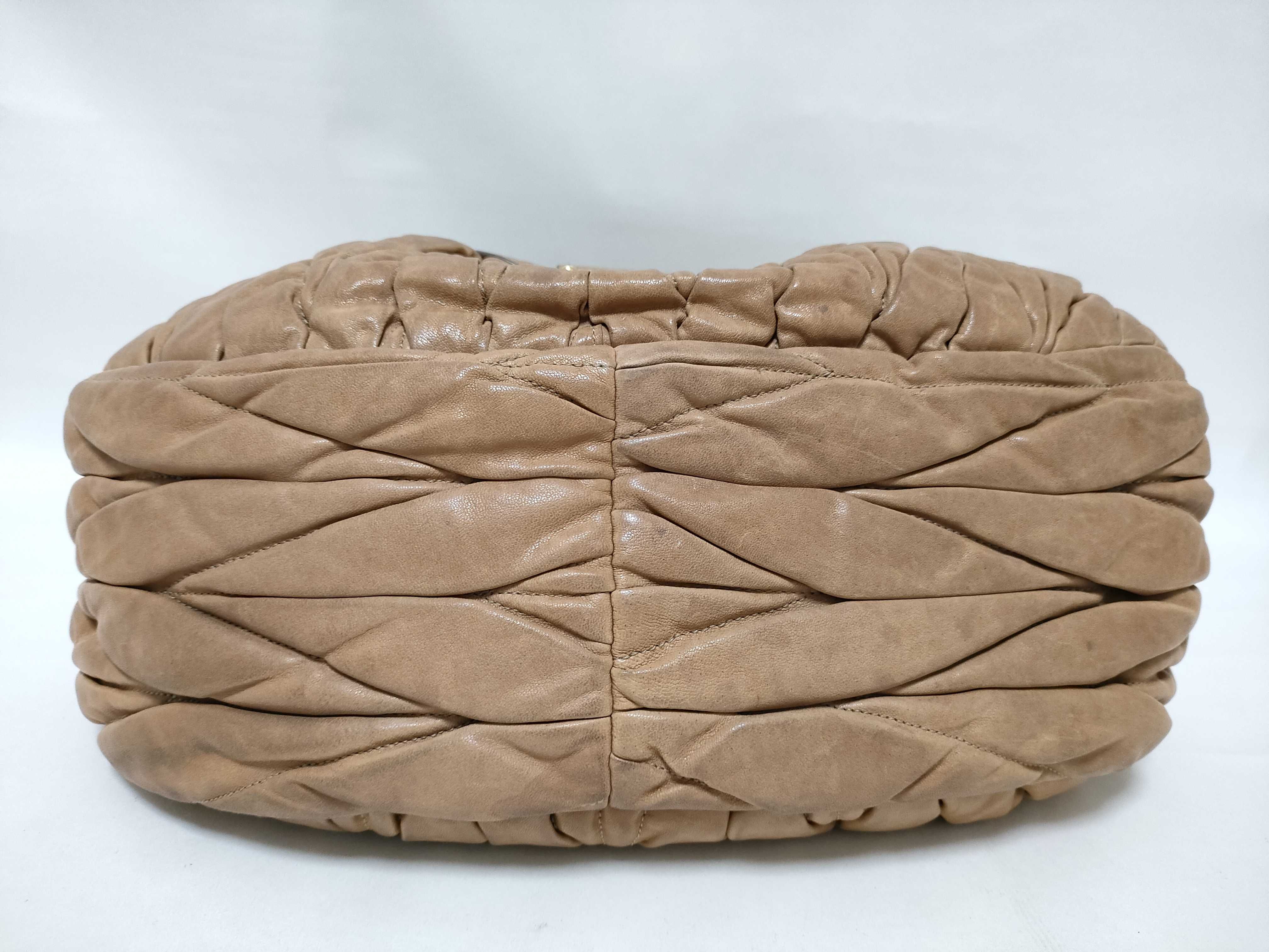 Matelassé Gathered 2-Way Shoulder Bag — view 7