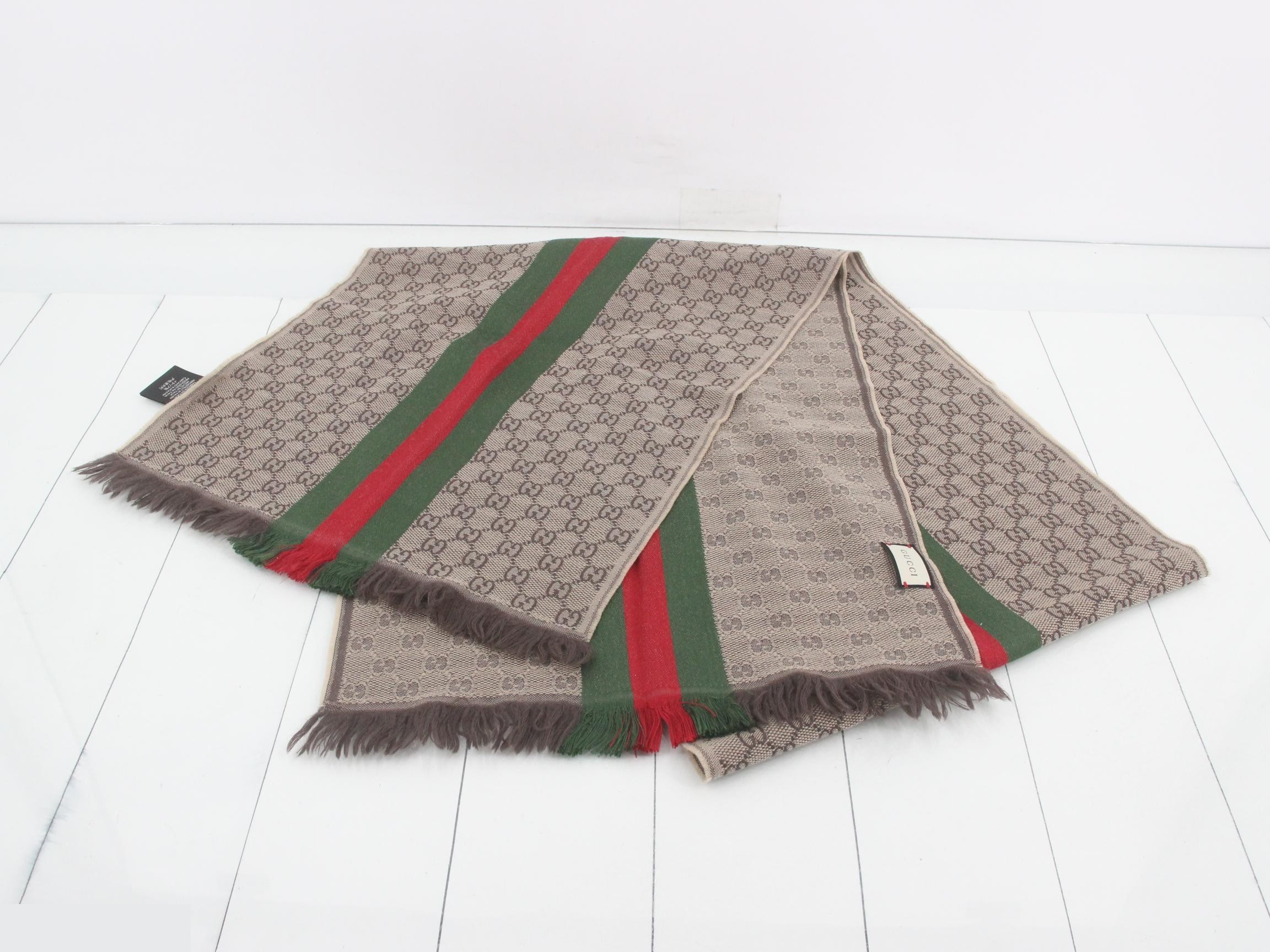GG pattern scarf, Sherry — view 2
