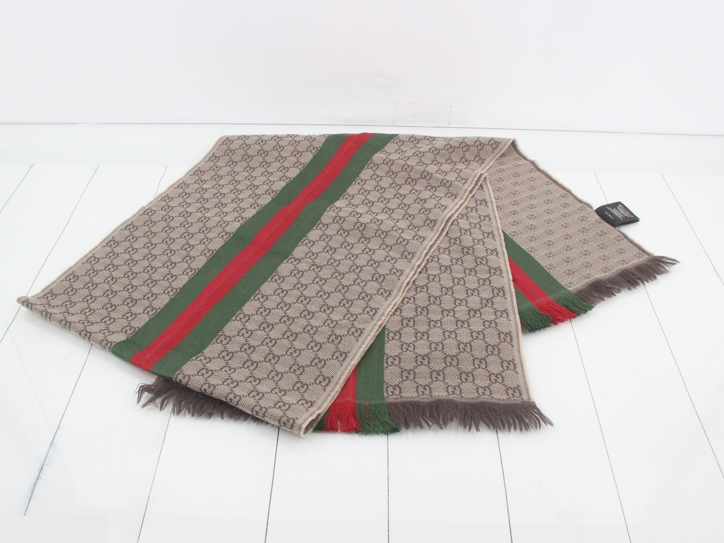 GG pattern scarf, Sherry — view 3
