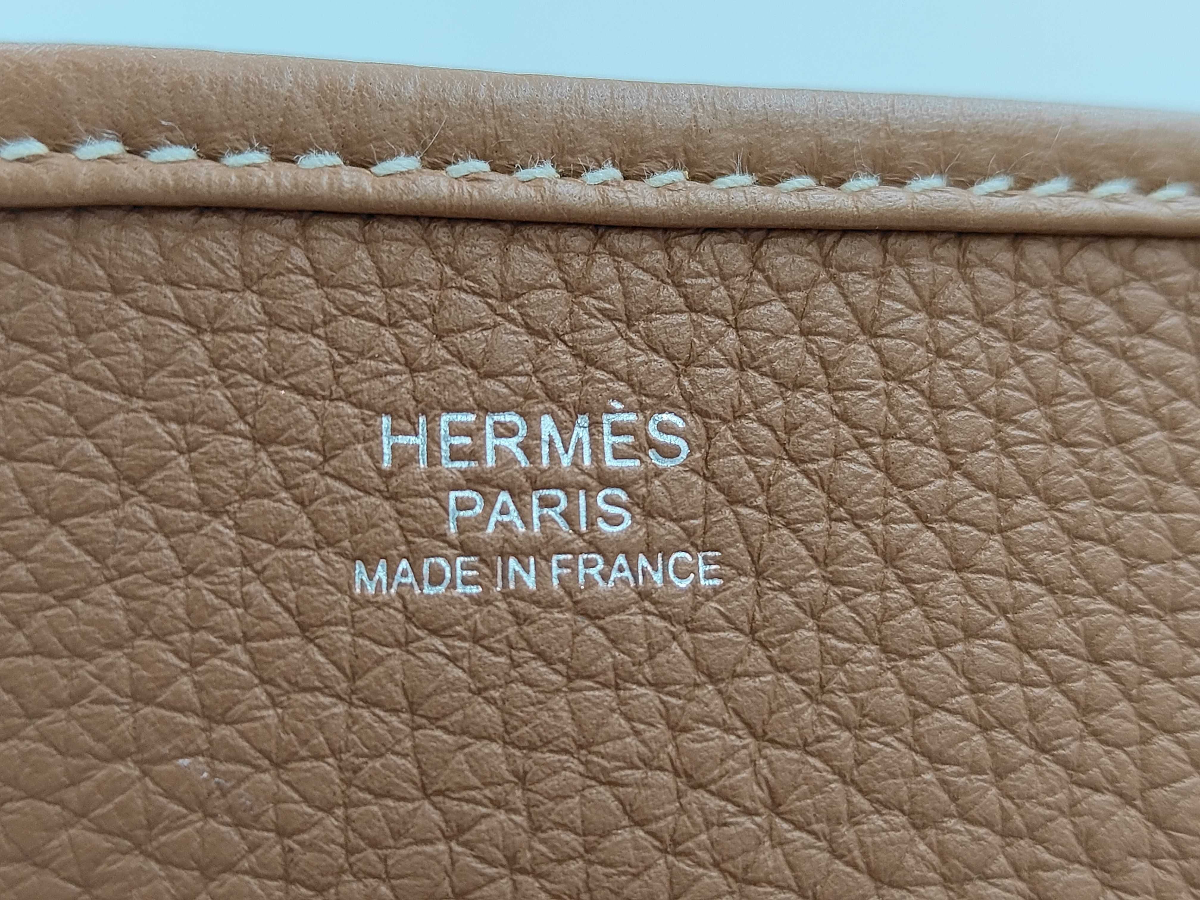 Evelyne 3PM Taurillon leather, gold, silver hardware, K stamp, shoulder bag — view 10