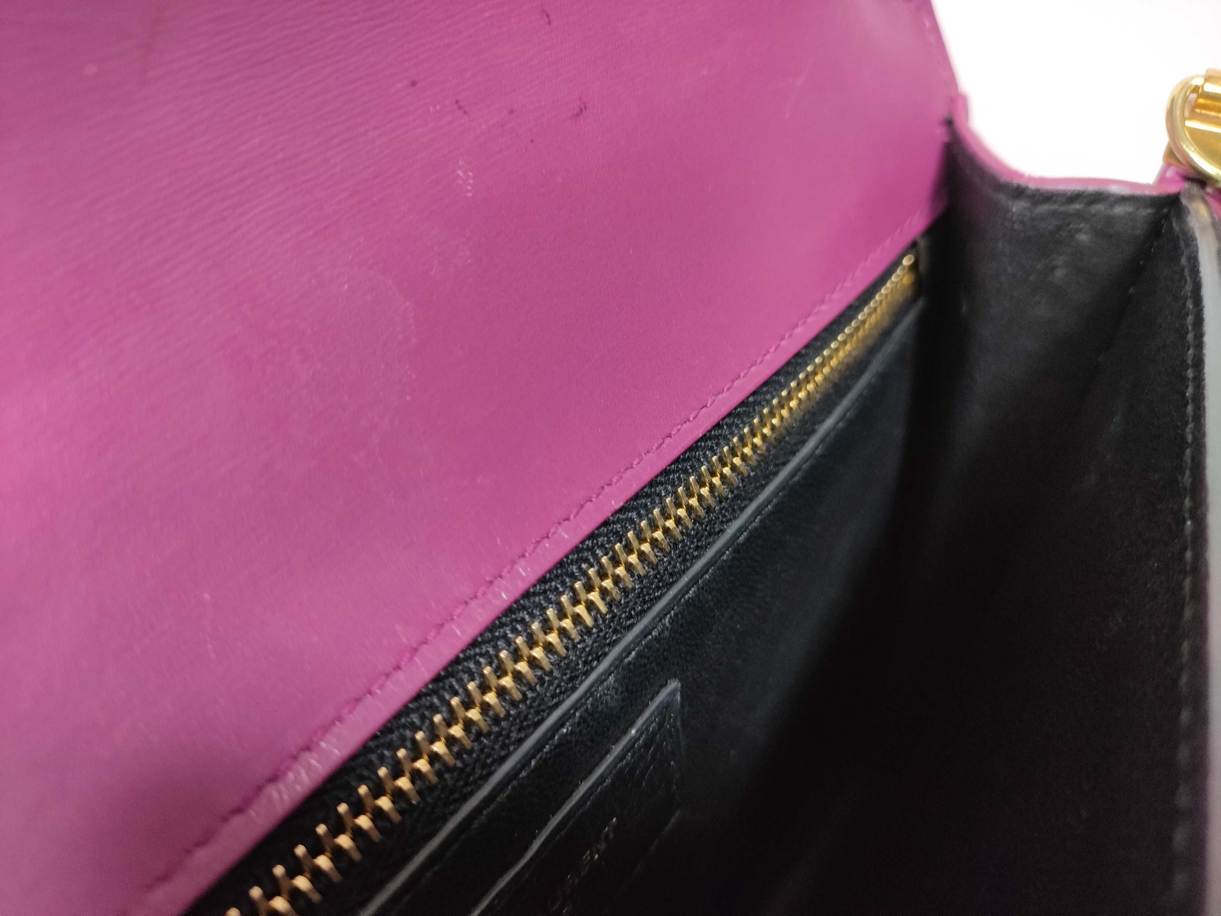 Cassandra Leather Chain Shoulder Bag — view 13