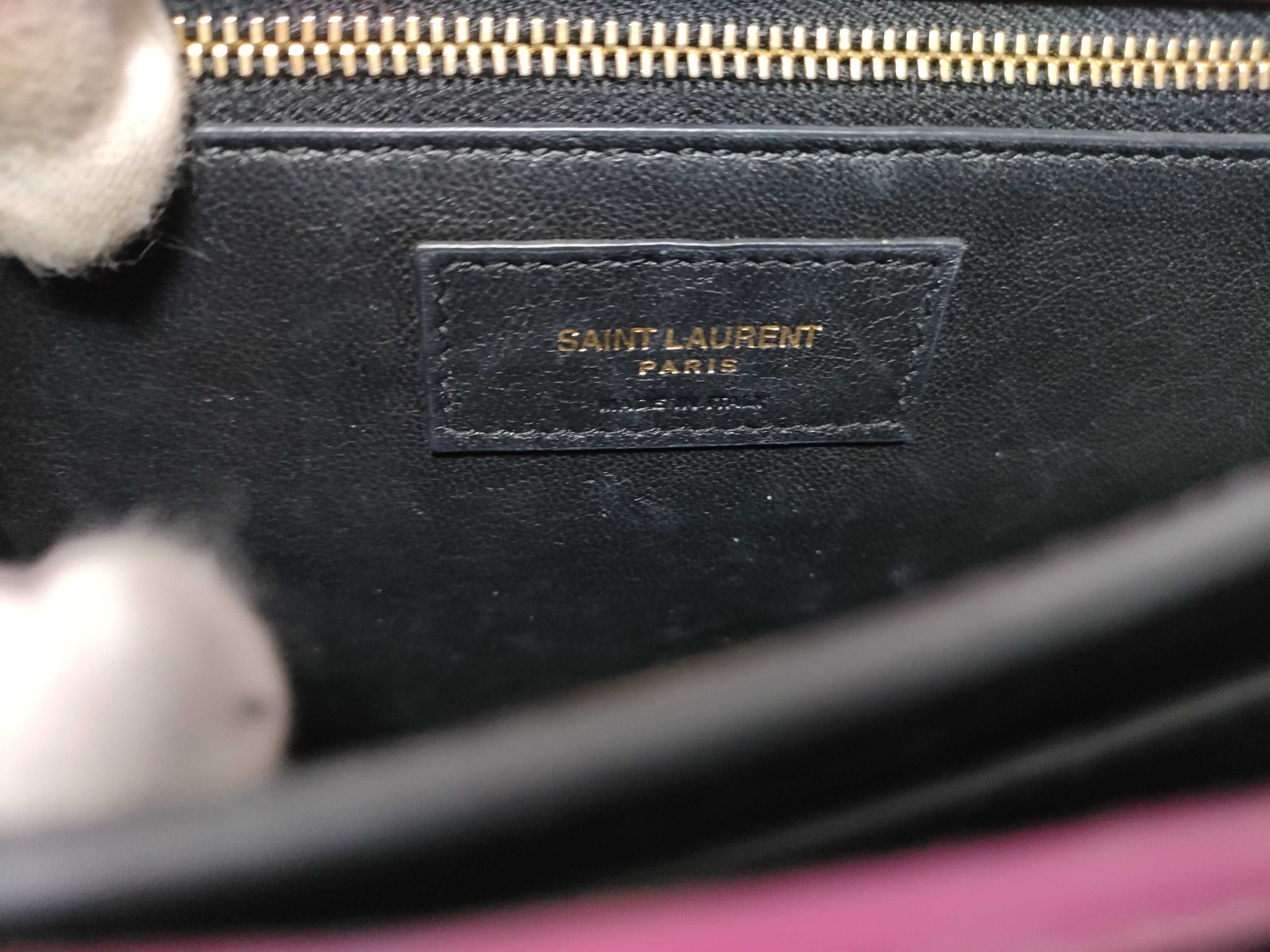 Cassandra Leather Chain Shoulder Bag — view 15