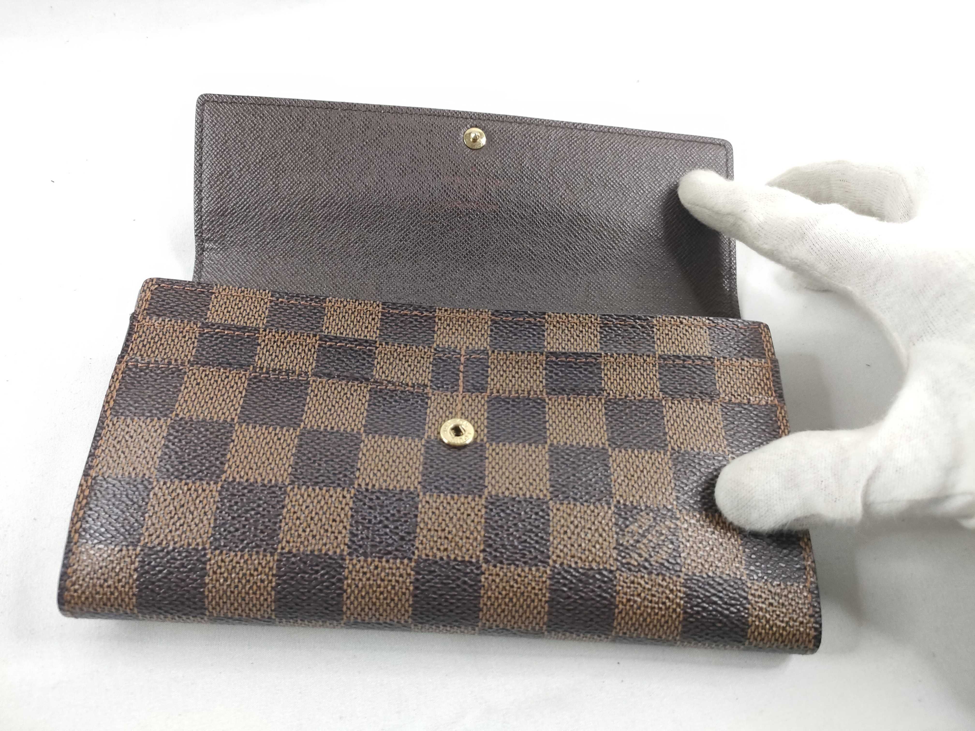 Damier LV Damier Portefeuille Sarah Wallet — view 8