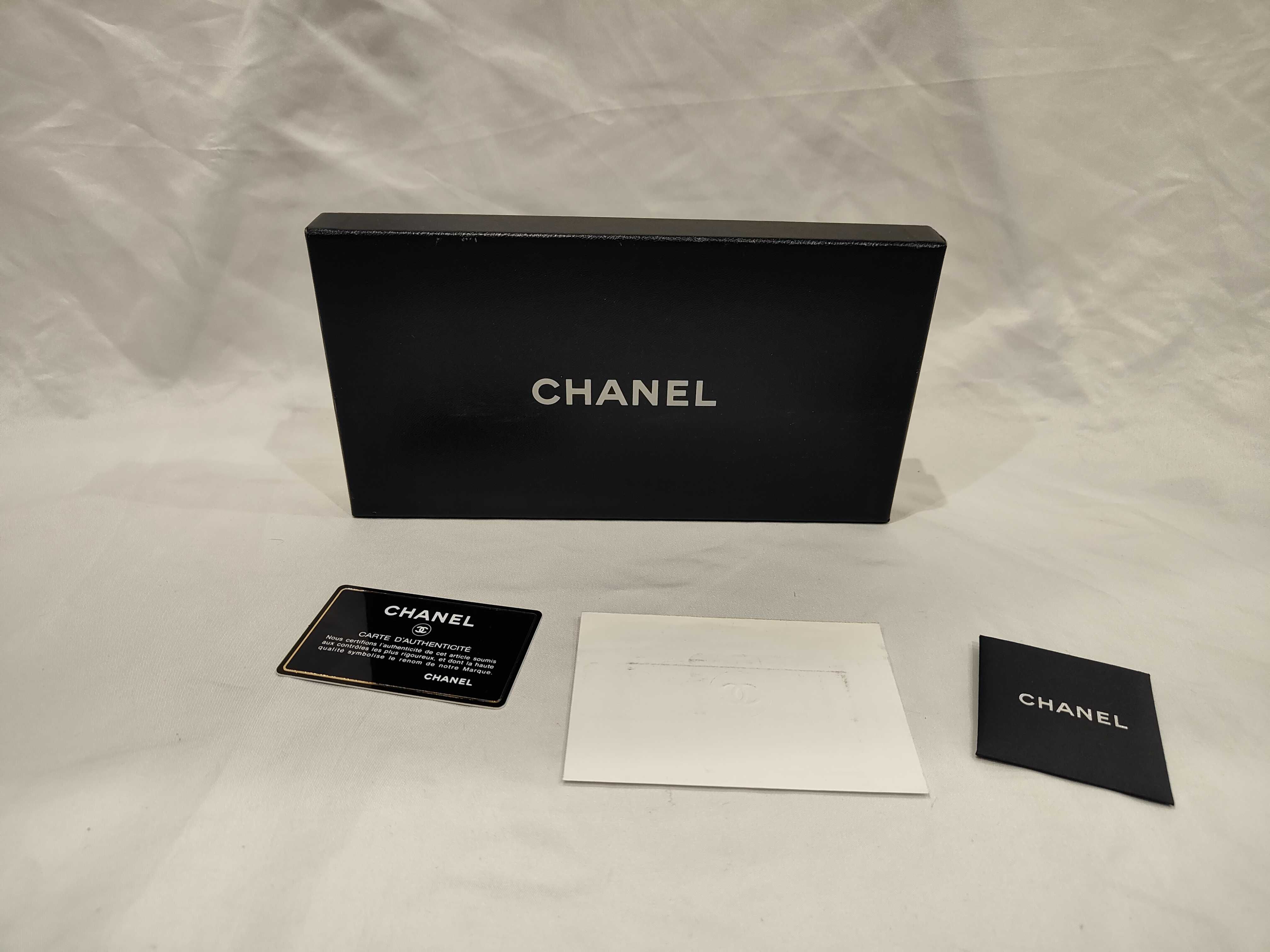 Caviar Skin Large Coco Long Wallet Billfold Wallet — view 11