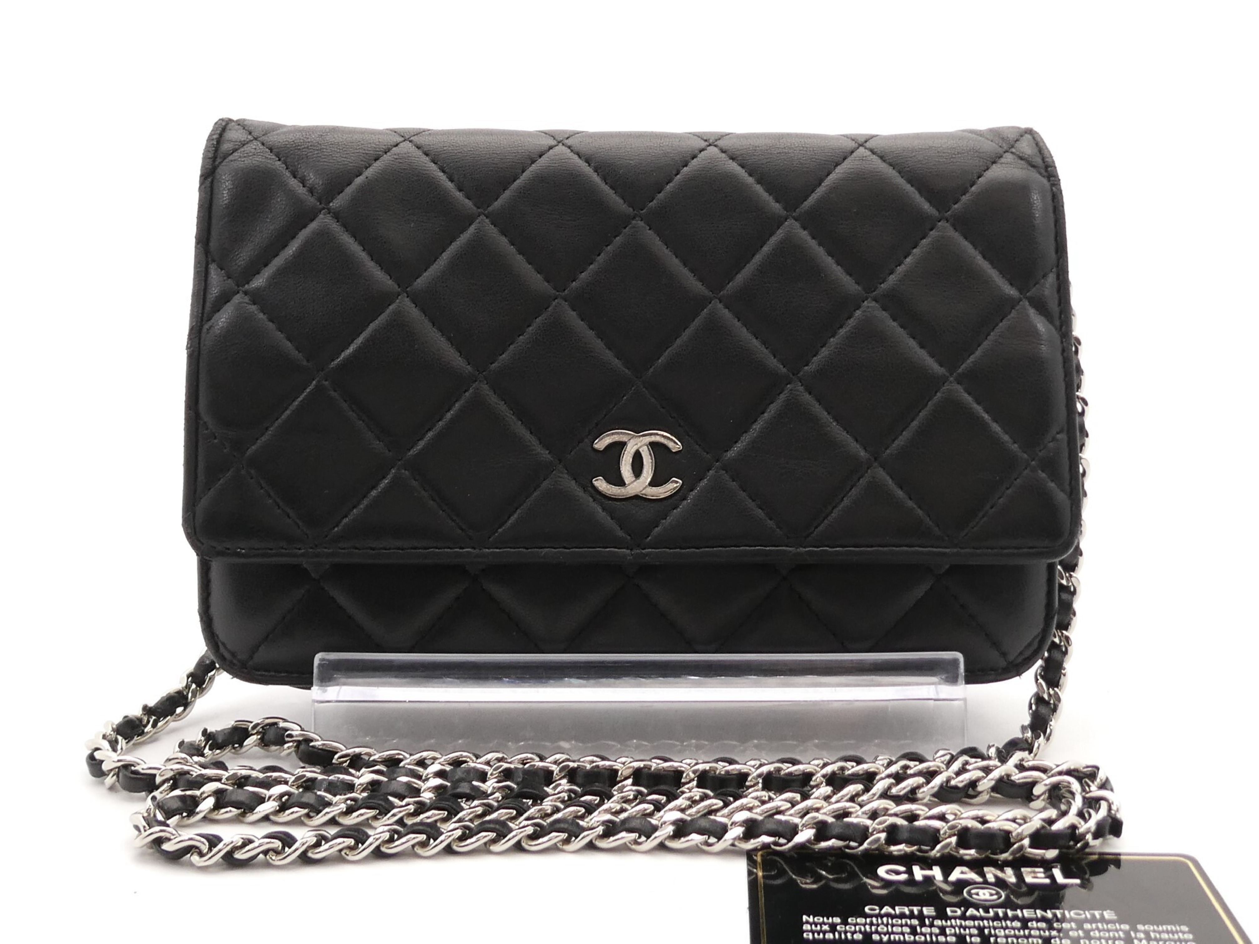 Matelassé Coco Mark Chain Wallet Shoulder Bag