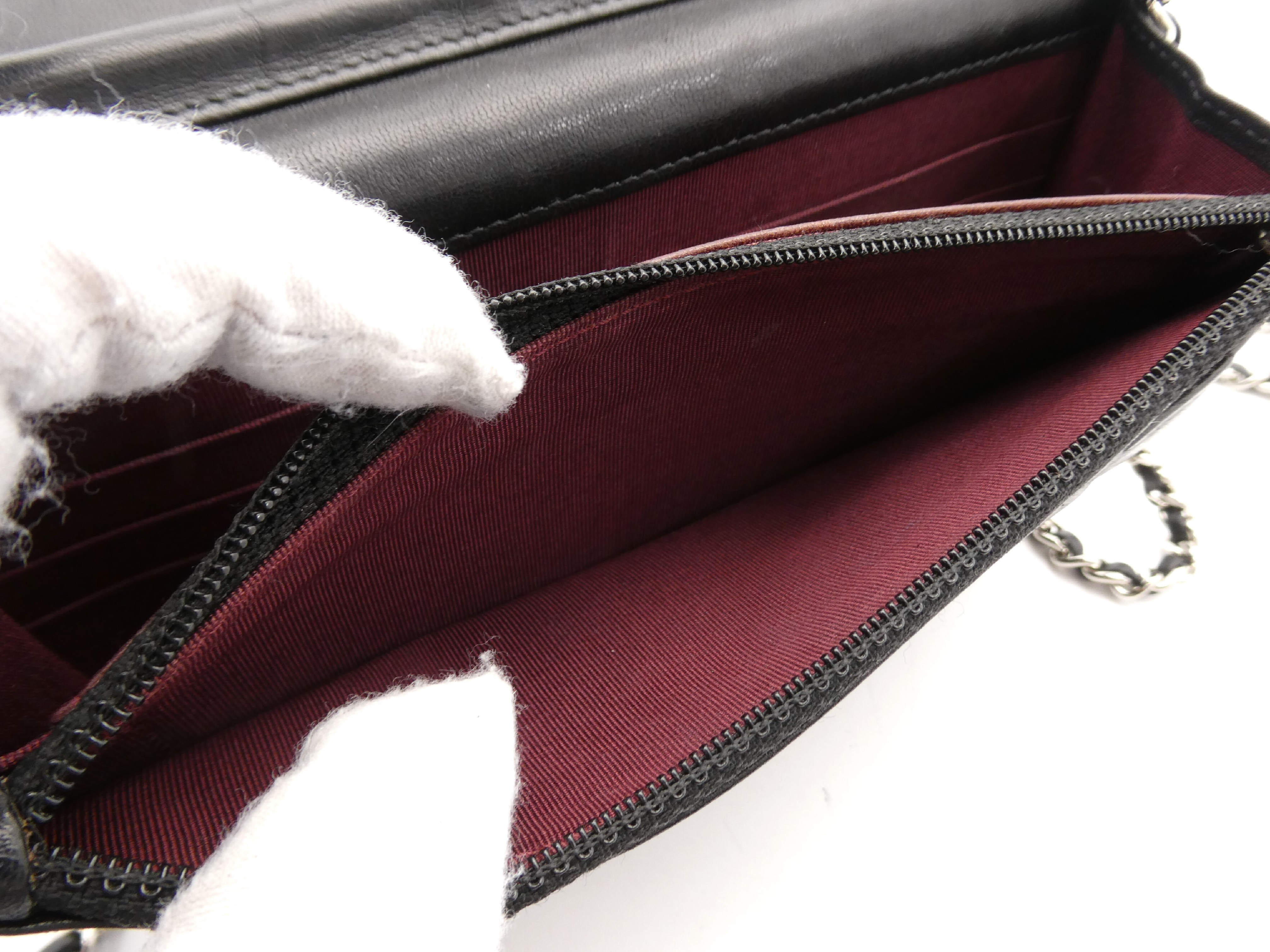 Matelassé Coco Mark Chain Wallet Shoulder Bag — view 8