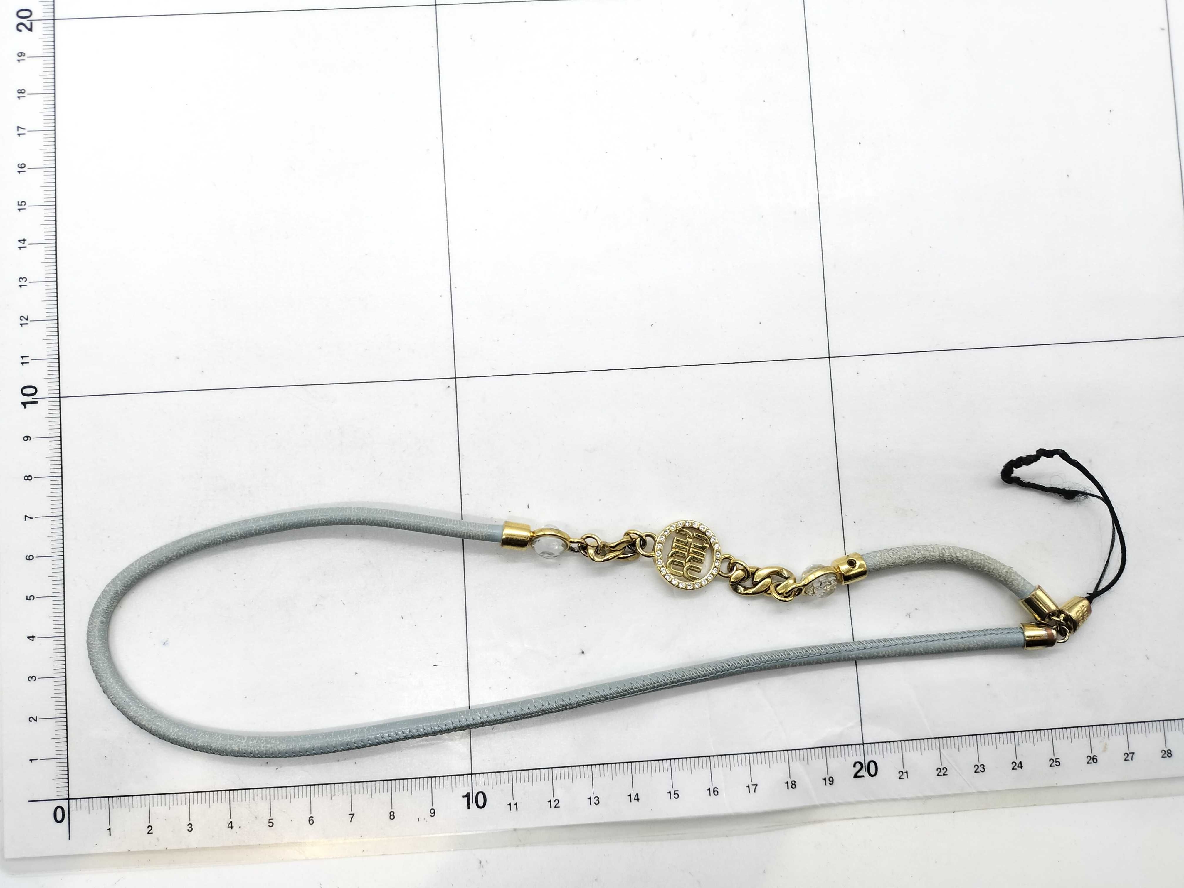 logo x jewel necklace — view 9
