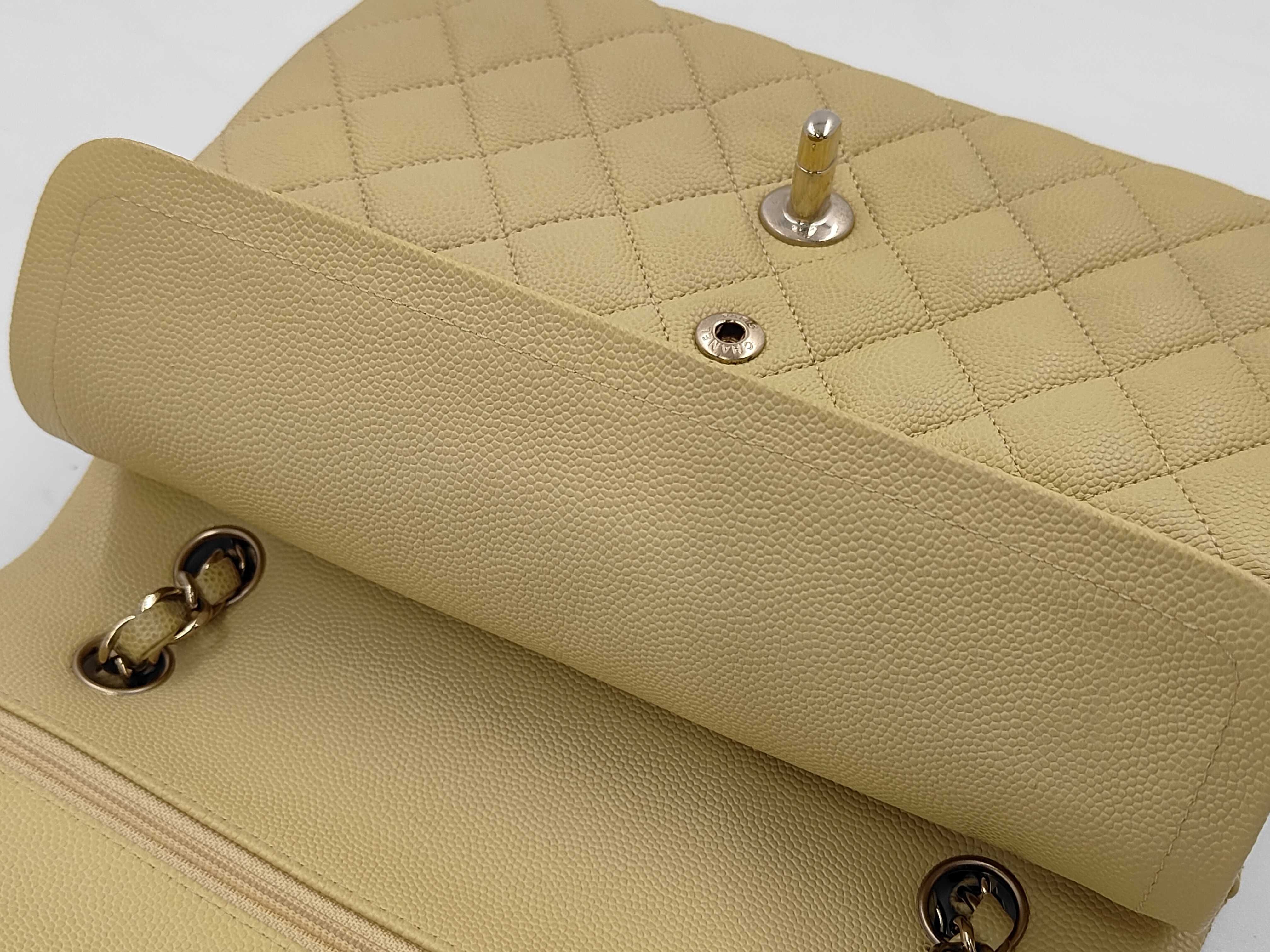 2245 Chain Shoulder Bag, Yellow with Gold Hardware — view 12