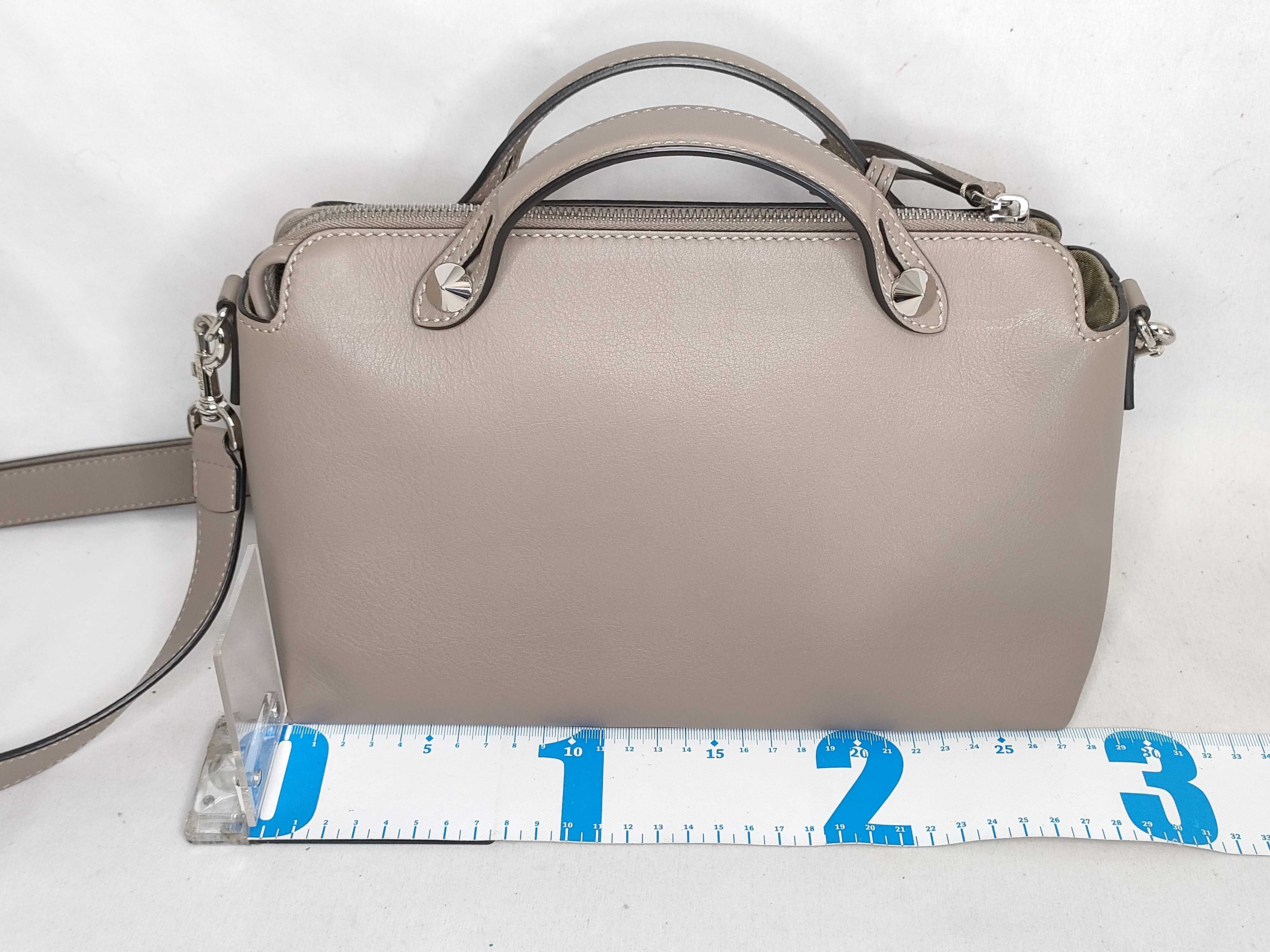 By The Way Medium Leather 2-Way Handbag, Greige, 8BL146 (Handbag) — view 2