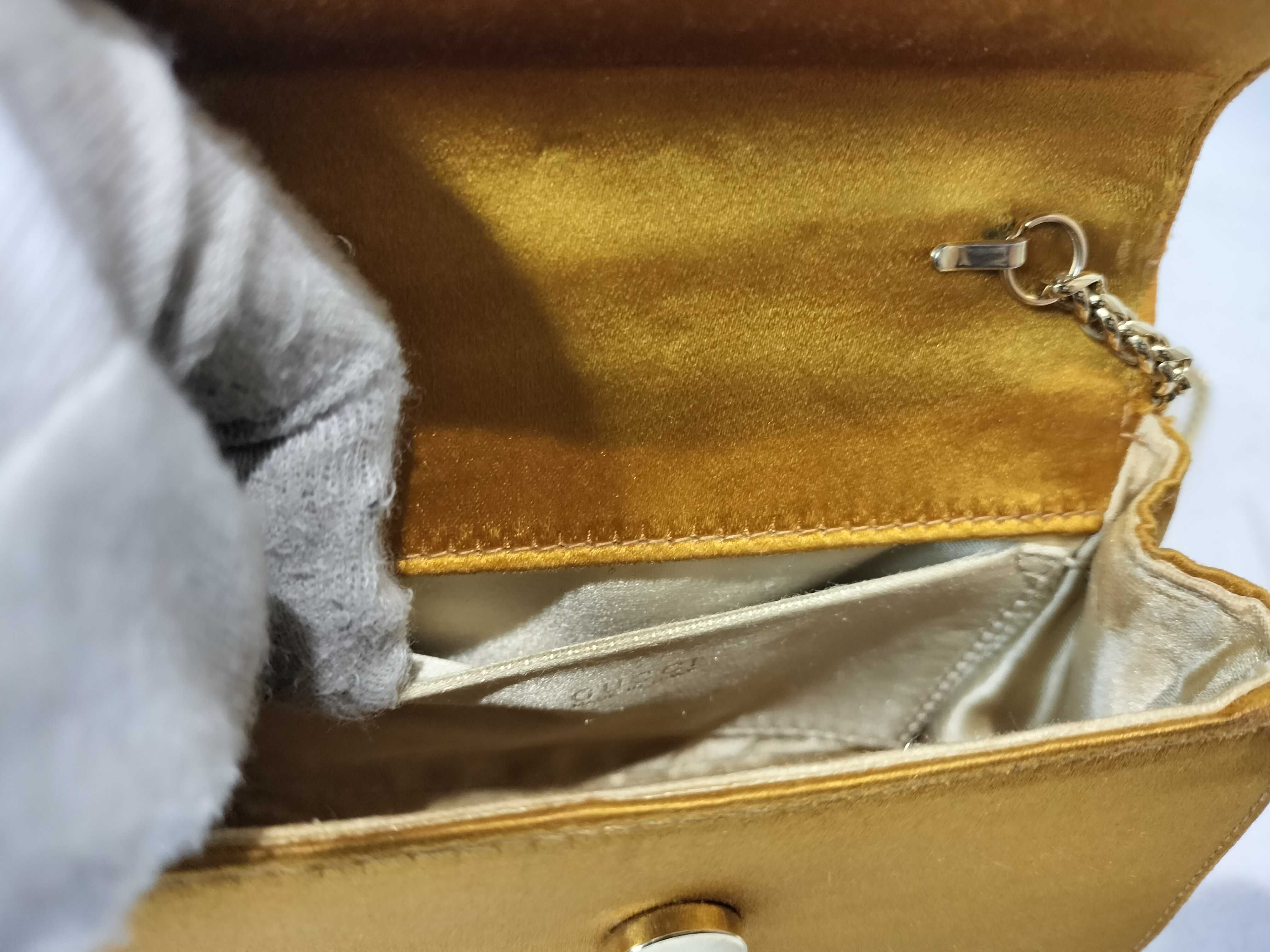 Bamboo Satin Mini Chain Shoulder Bag — view 11