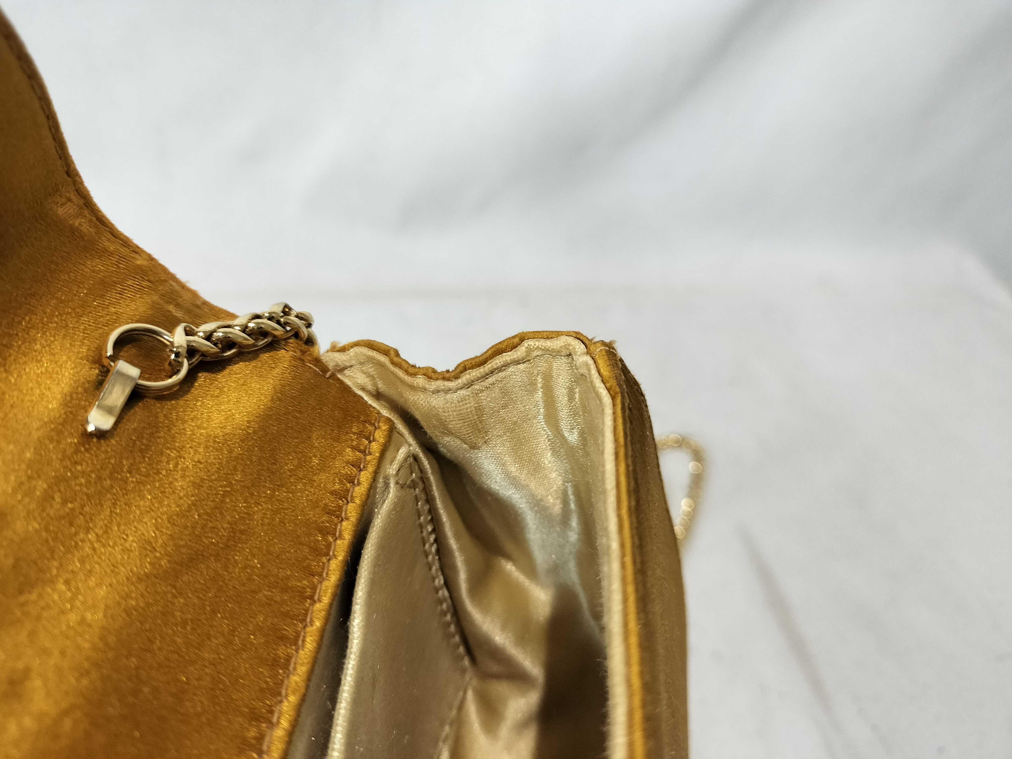 Bamboo Satin Mini Chain Shoulder Bag — view 12