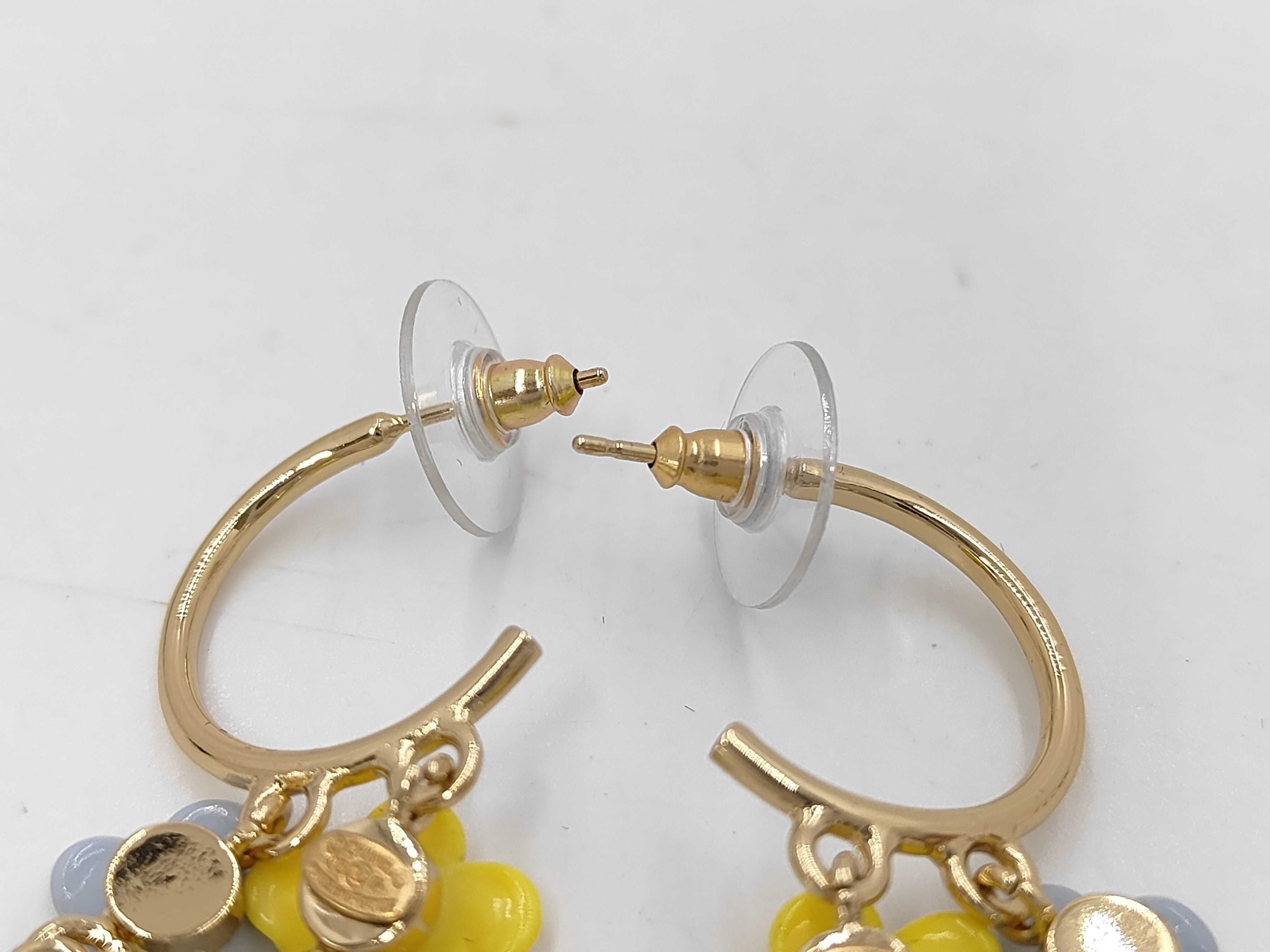 05P Flower Motif Multicolor Earrings — view 3