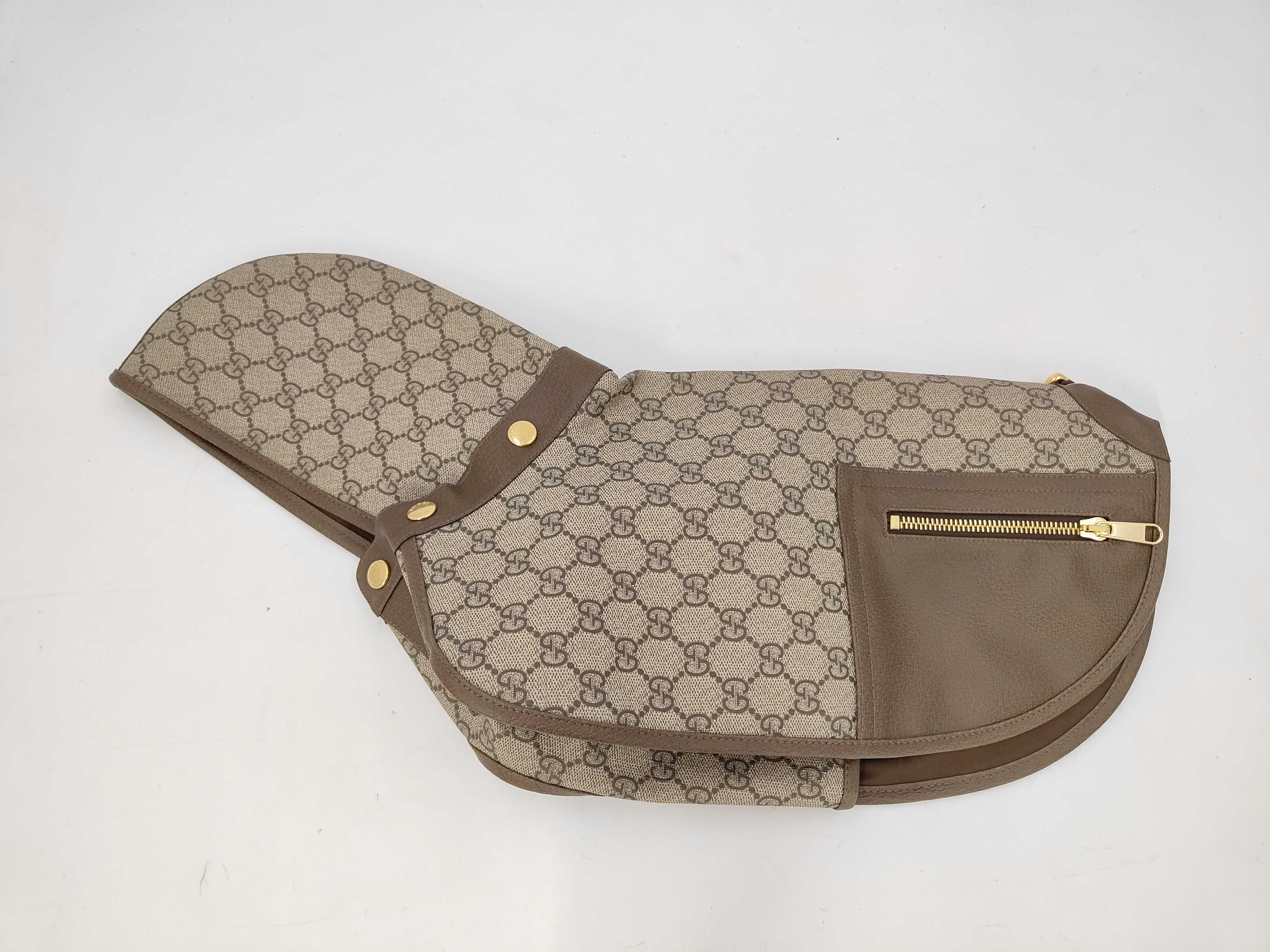 hooded pet coat, GG Supreme, 695719, size XS, other accessories.