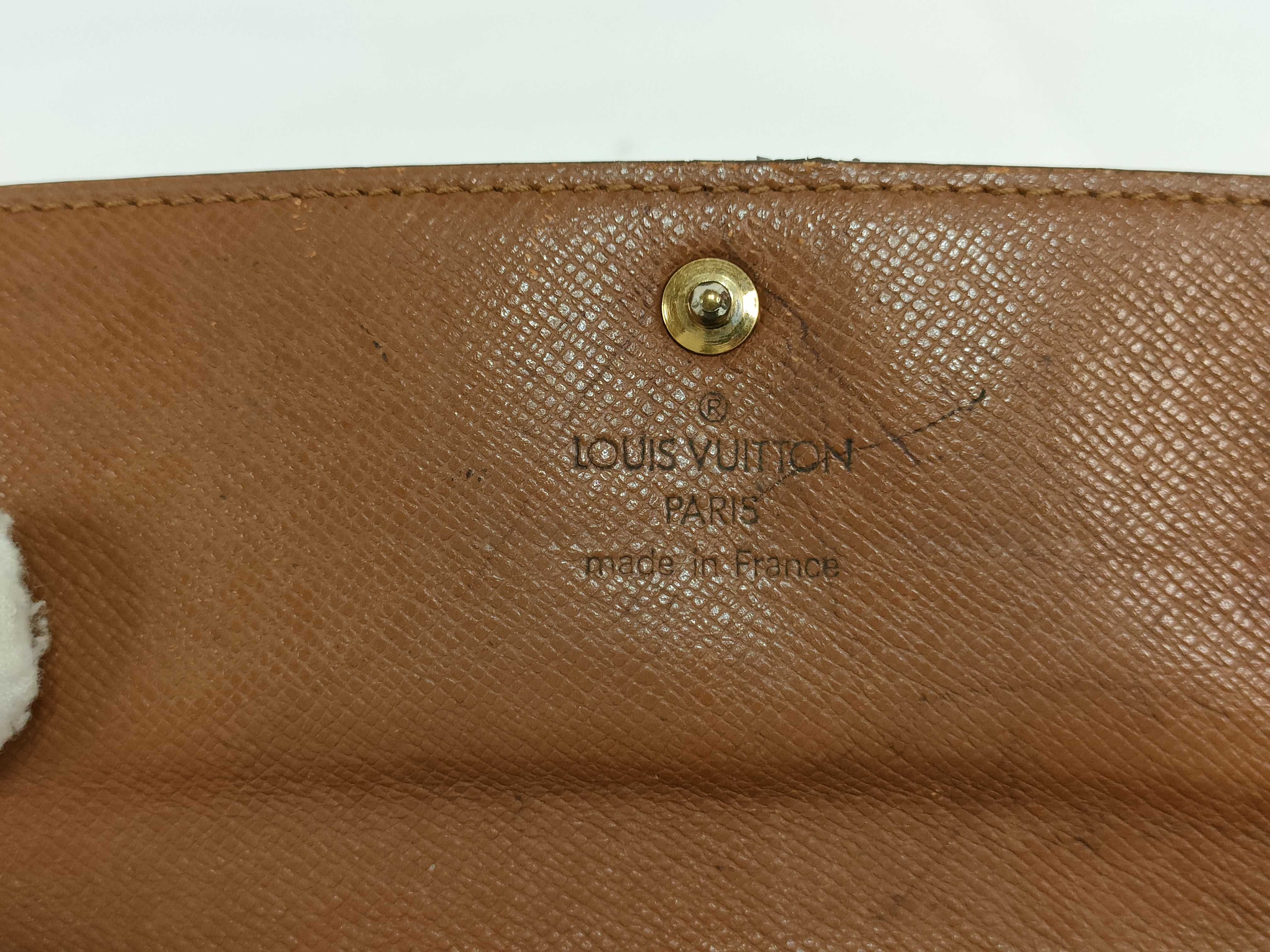 Monogram Louis Vuitton Portefeuille Sarah Wallet — view 9