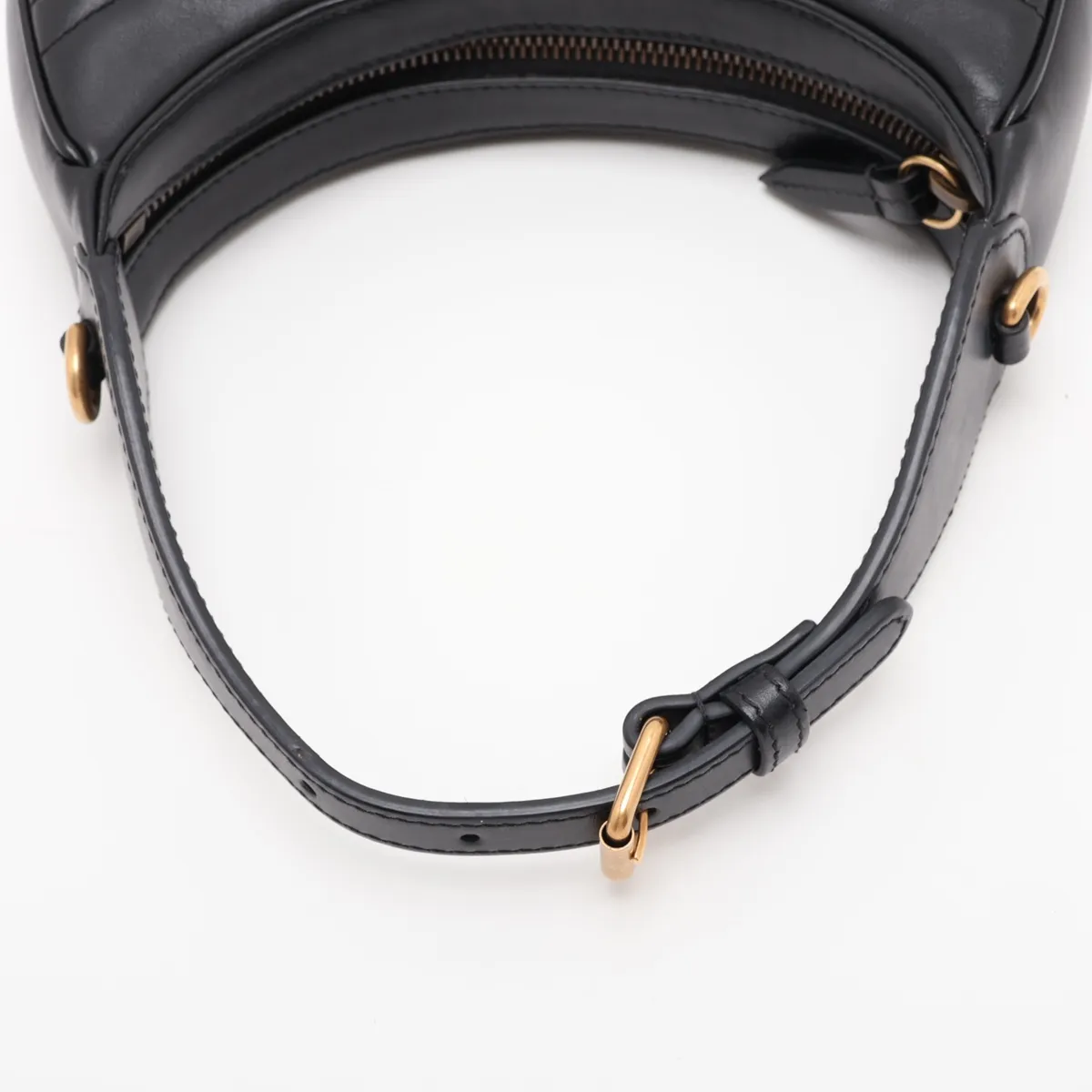 GG Marmont Leather 2-Way Handbag, Black, 699514 — view 5