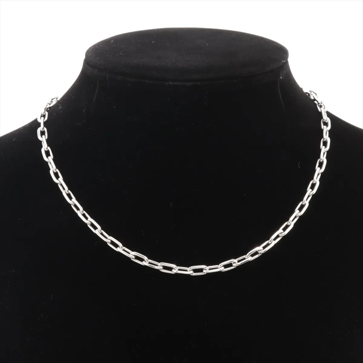 Spartacus Necklace, 750 (WG), 31.6g, OS7060, includes extra chain (6.8g), lobster clasp is slightly bent. — view 5