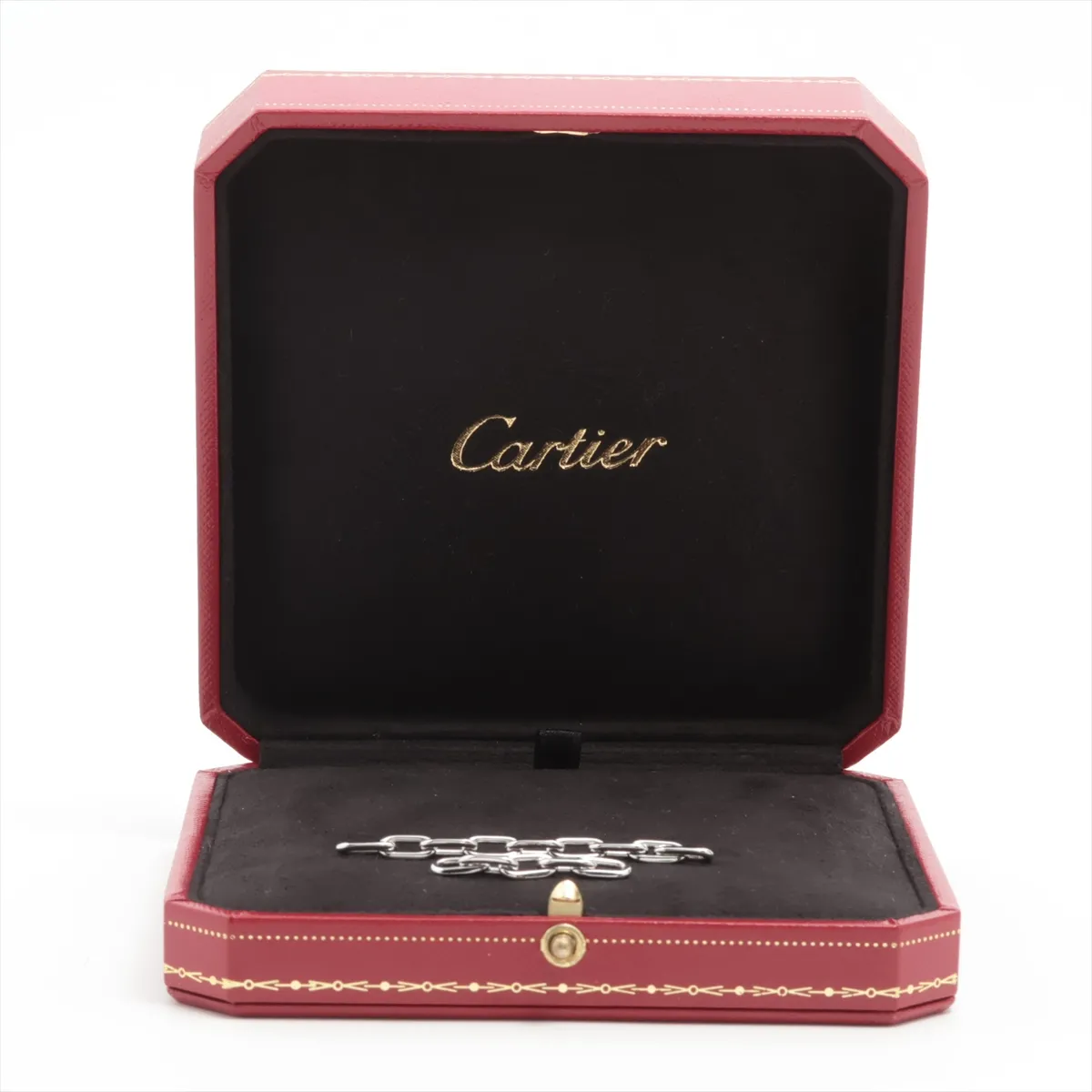 Spartacus Necklace, 750 (WG), 31.6g, OS7060, includes extra chain (6.8g), lobster clasp is slightly bent. — view 6