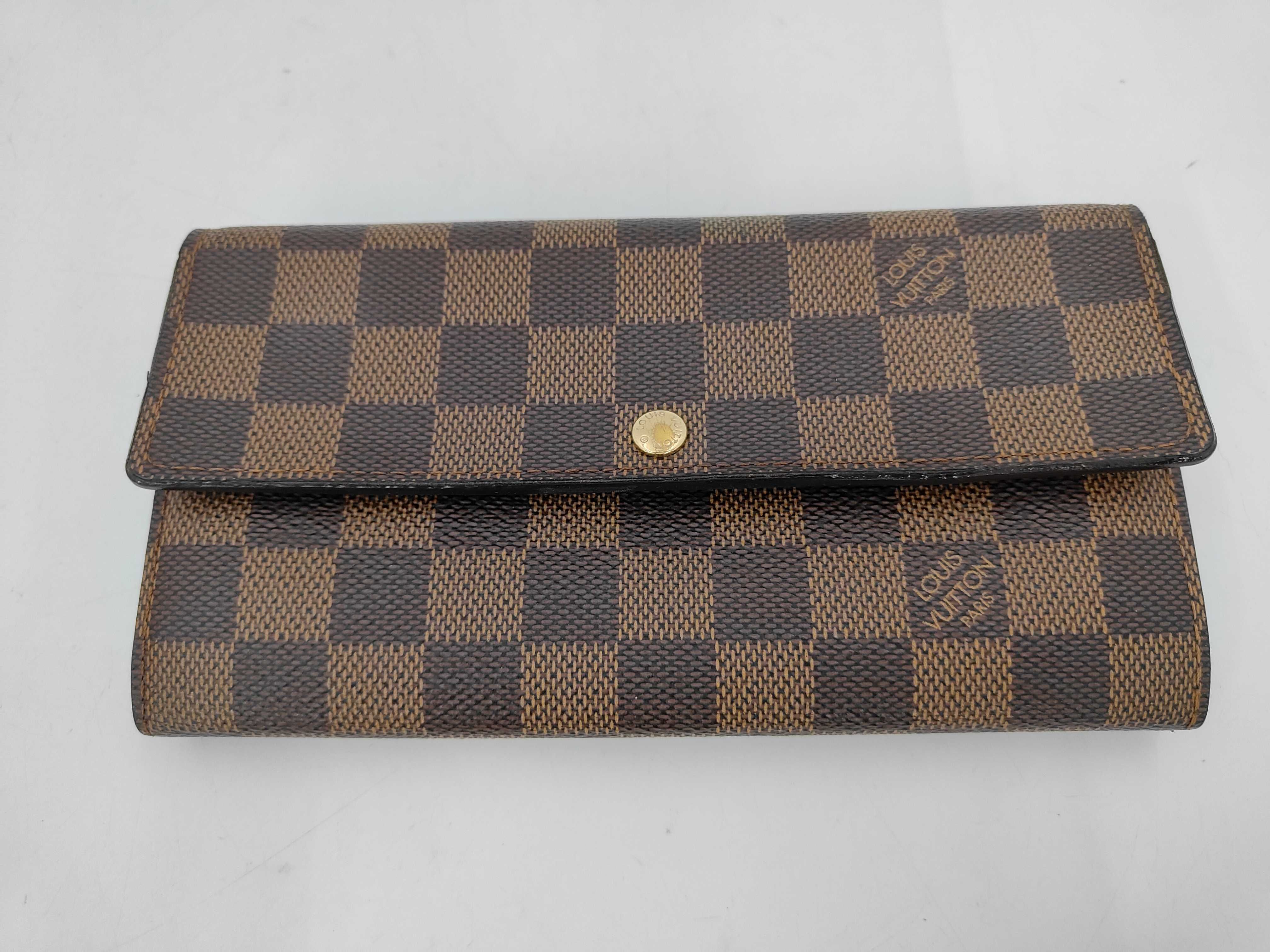 Damier Ebene Sarah Wallet Long Wallet N61734 Wallet