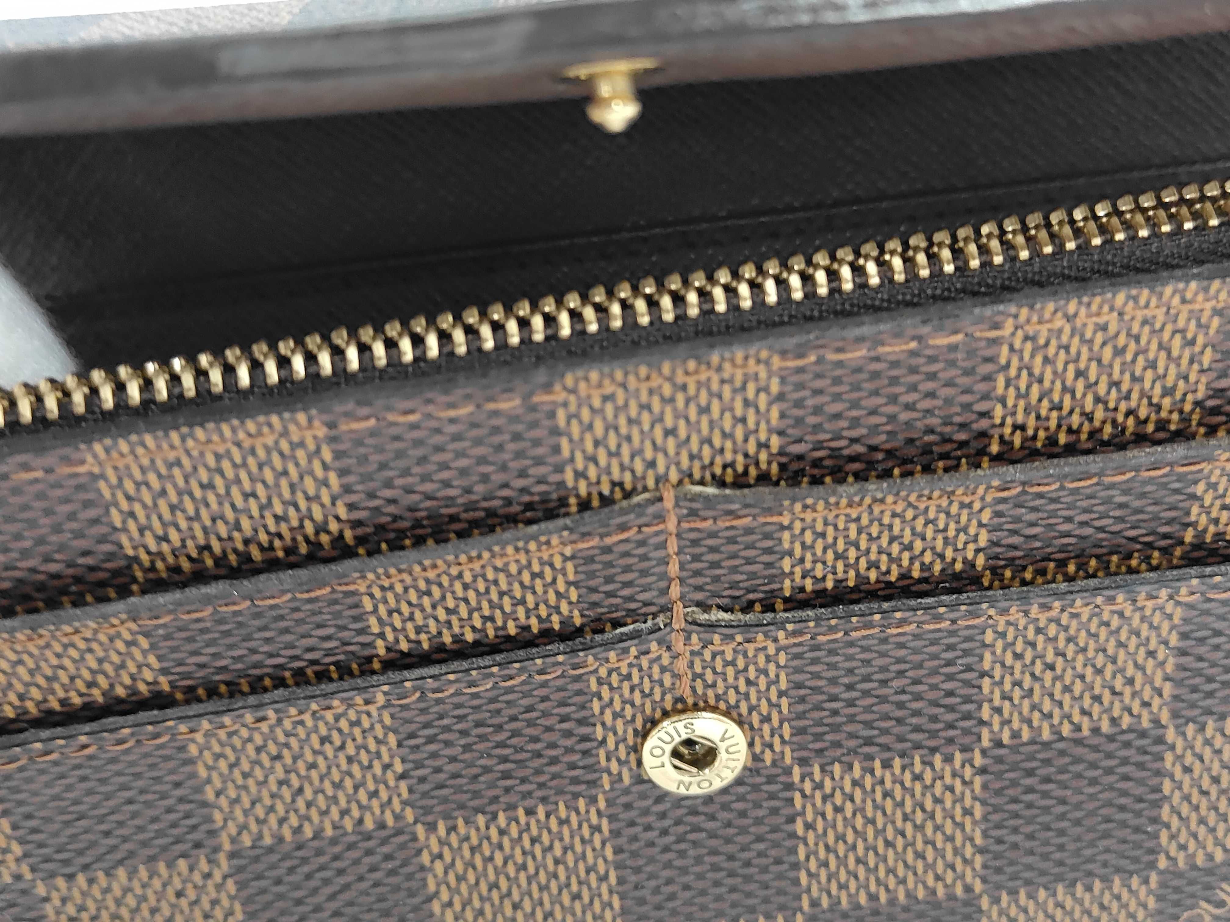 Damier Ebene Sarah Wallet Long Wallet N61734 Wallet — view 8