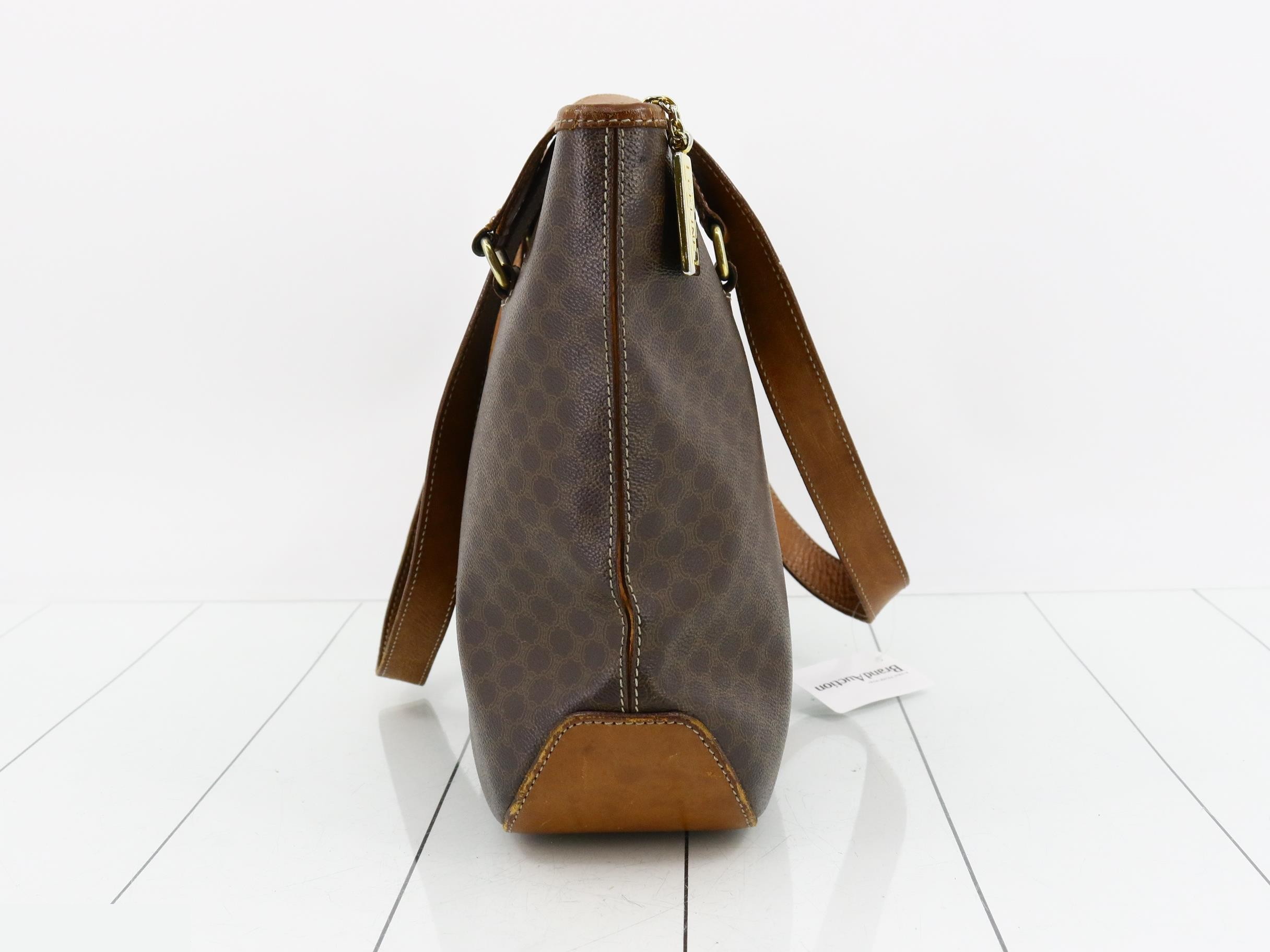 Macadam Charm Shopper Tote, Brown, 38 x 25 x 10 cm — view 4