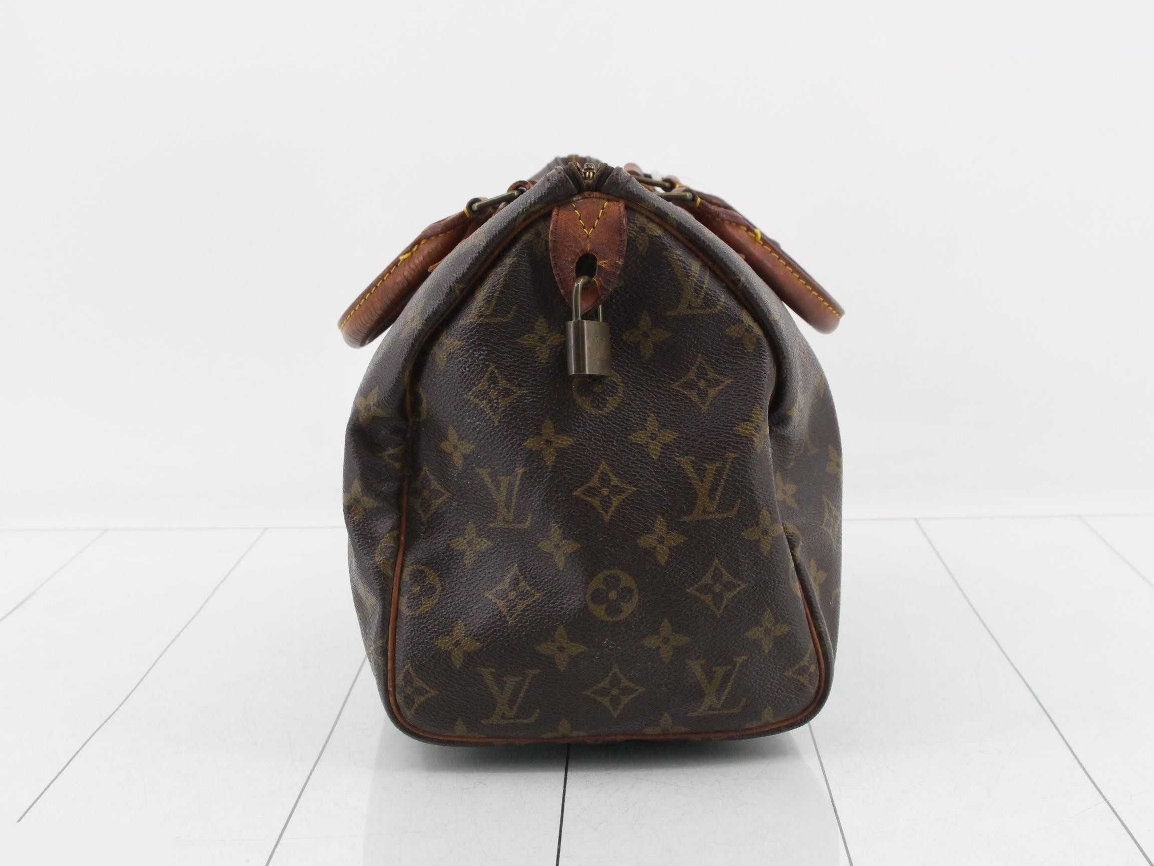 Speedy 30 Monogram Brown Handbag — view 3