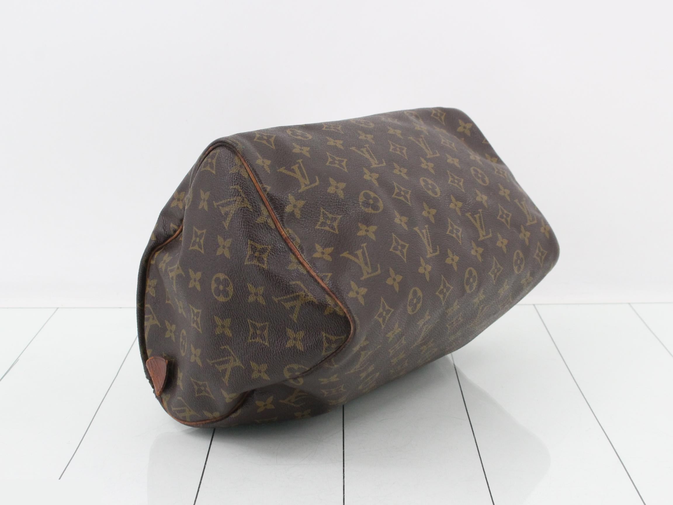 Speedy 30 Monogram Brown Handbag — view 5