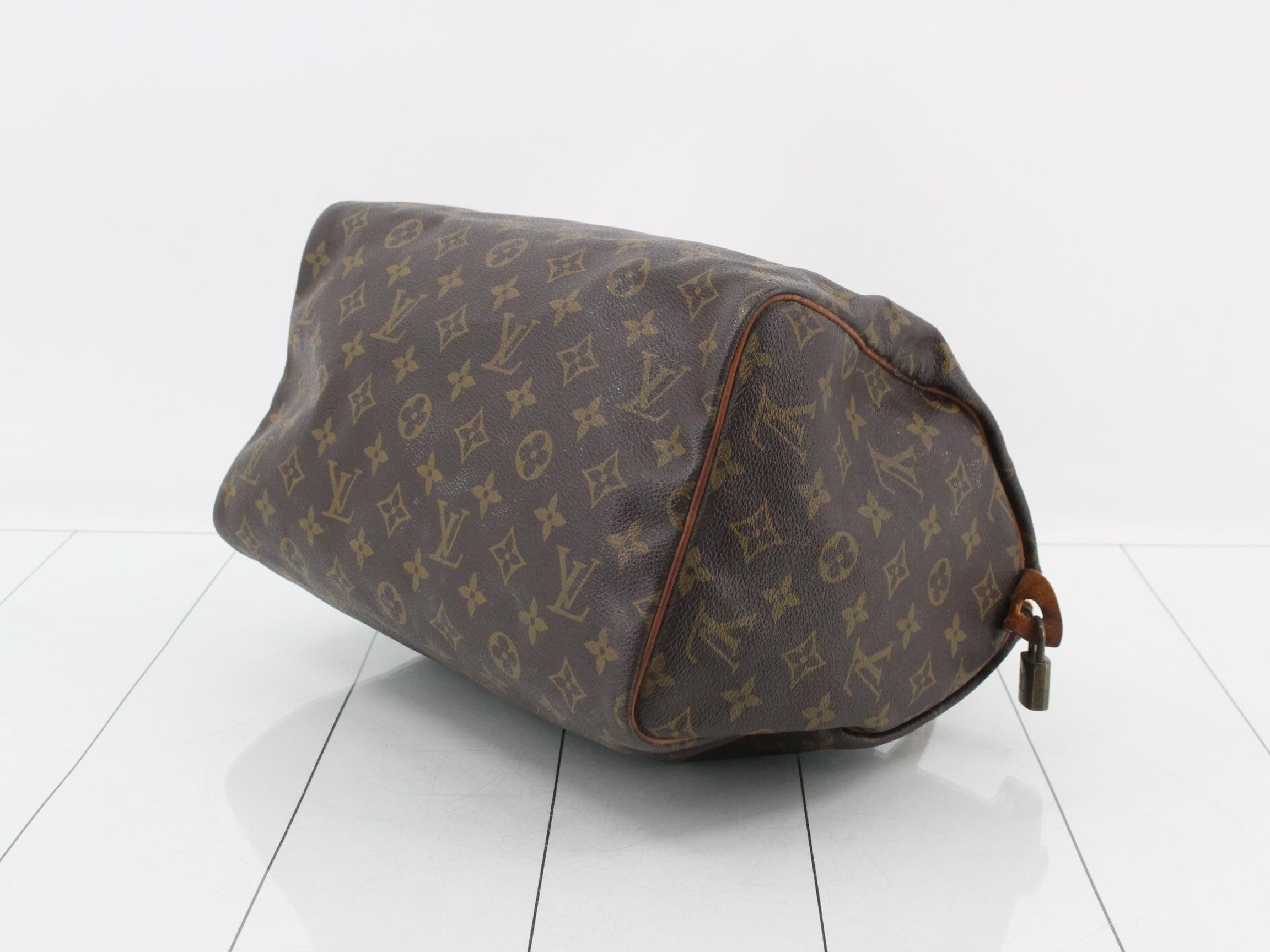 Speedy 30 Monogram Brown Handbag — view 6