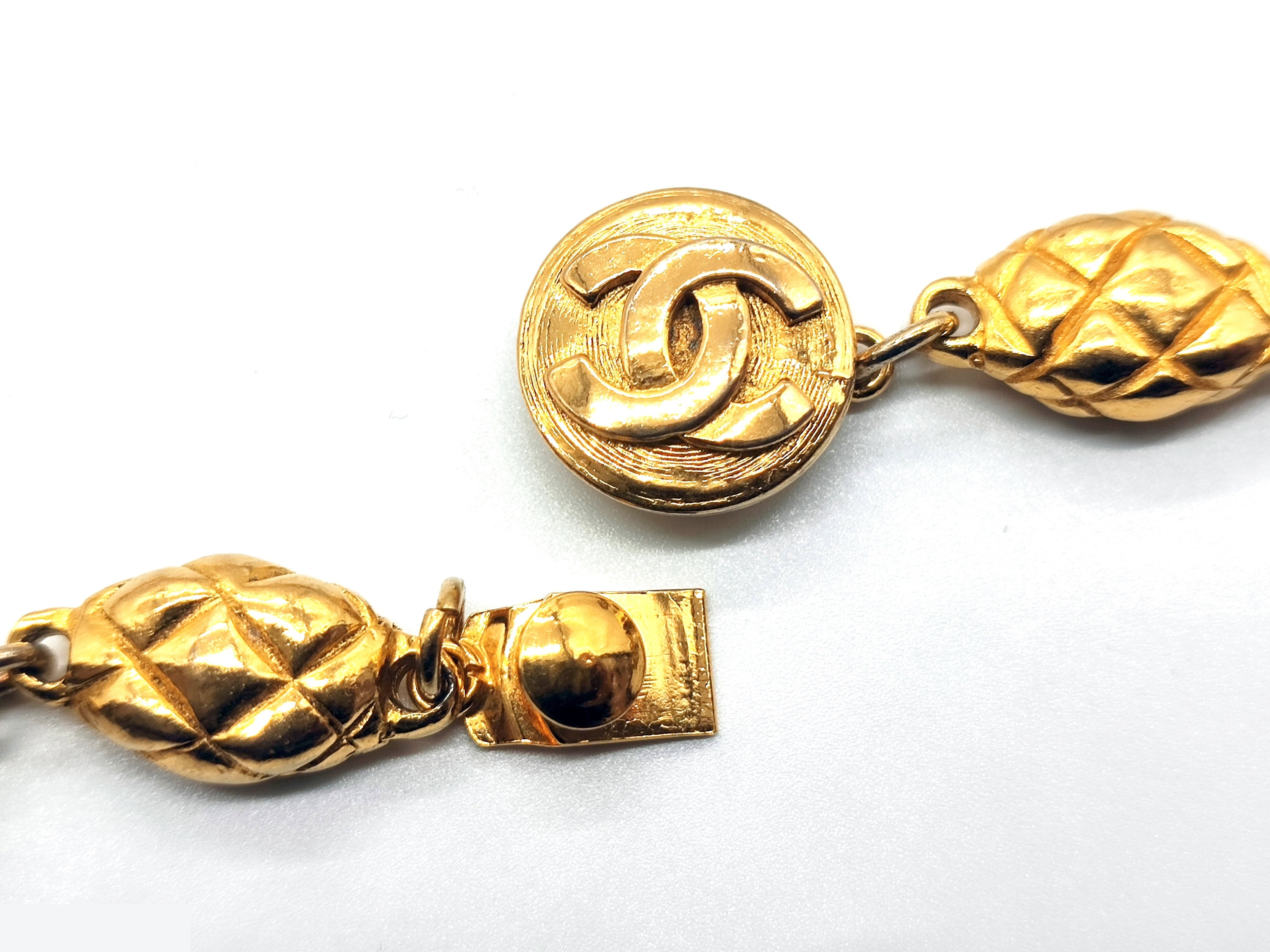 Coco Mark Matelassé Necklace, neck circumference approximately 66cm — view 8