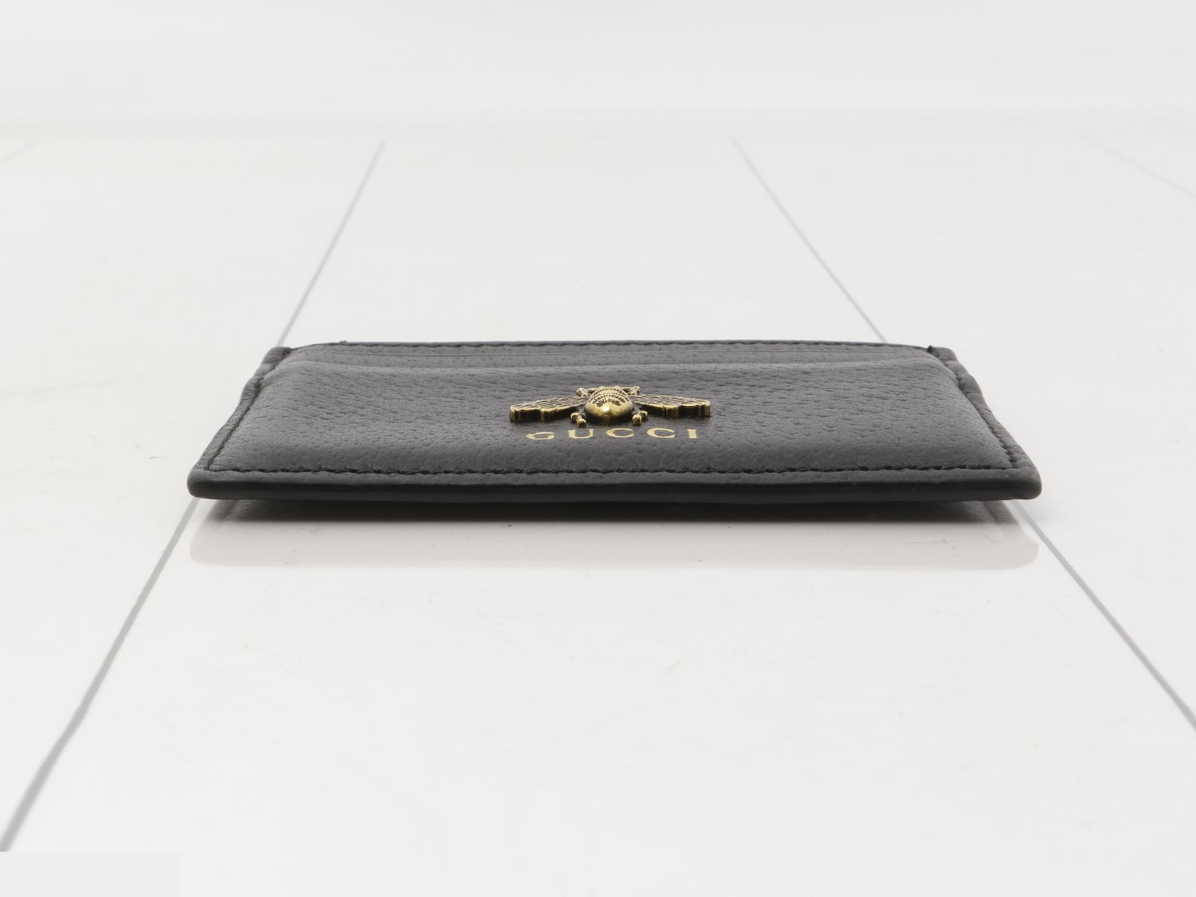 Leather Bee Card Case 523685-0416 — view 3