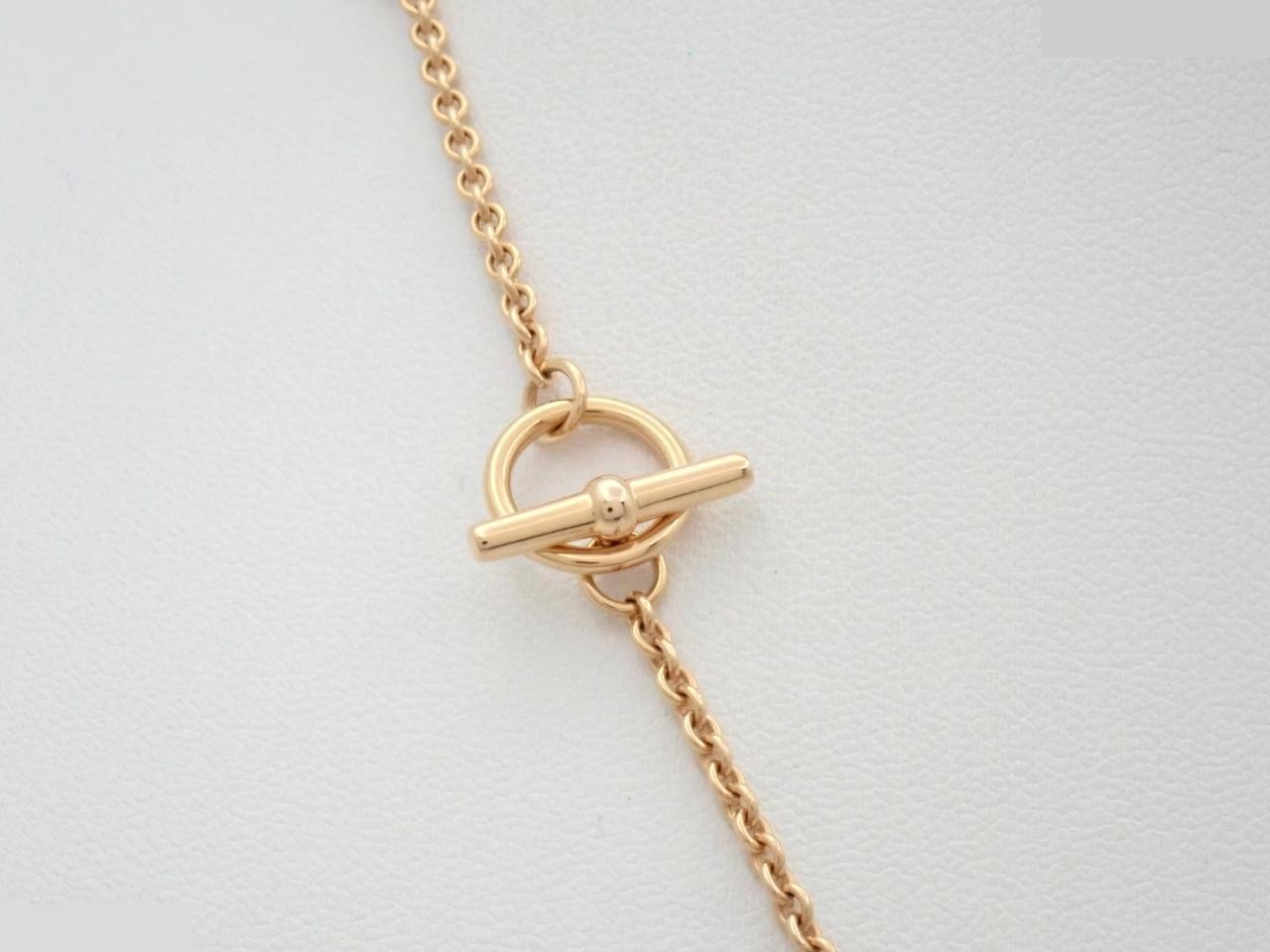 Gold Mini Maillon Necklace, Chain approx. 47cm — view 2
